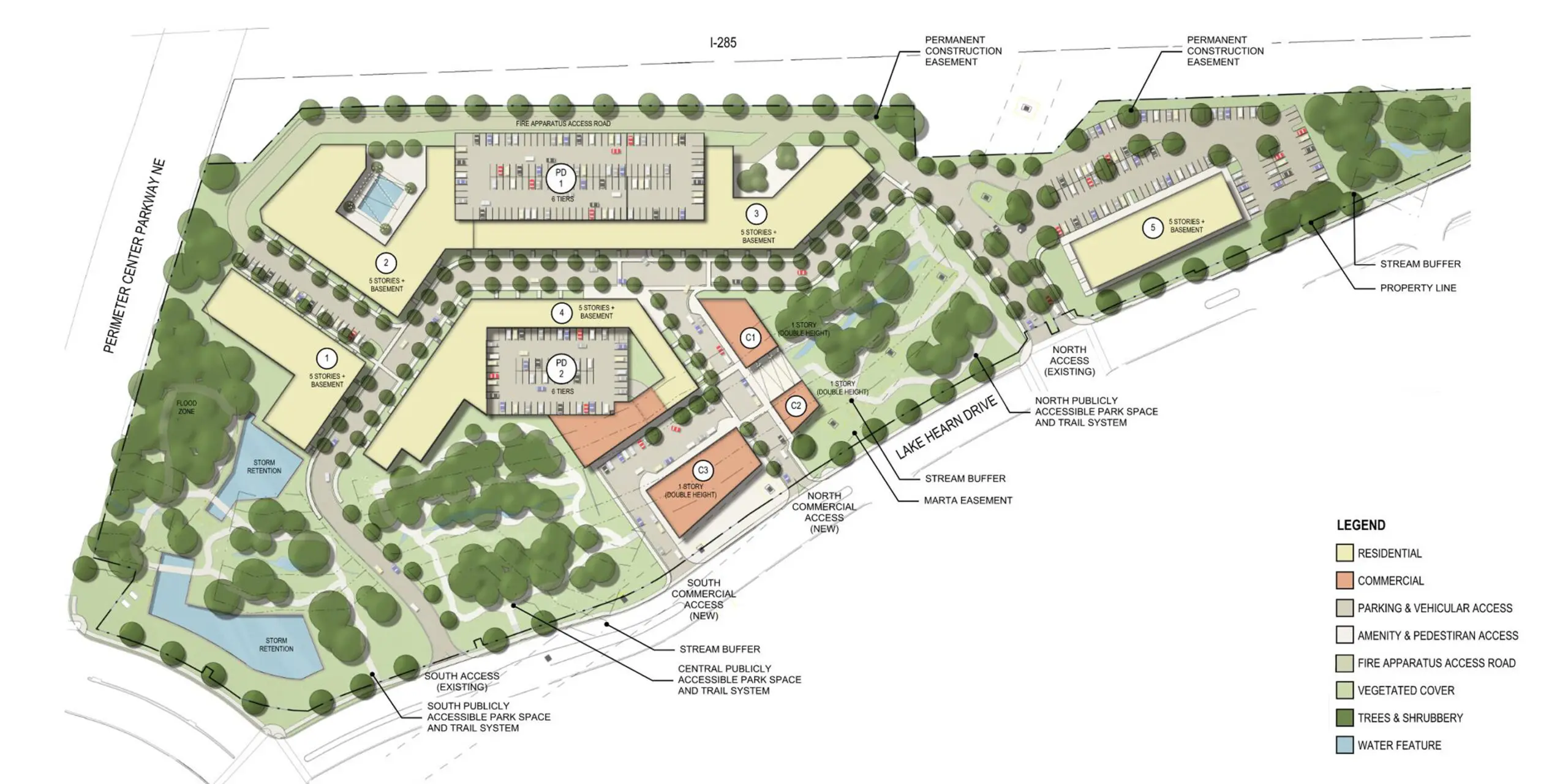 AMLI Brookhaven Site Plan