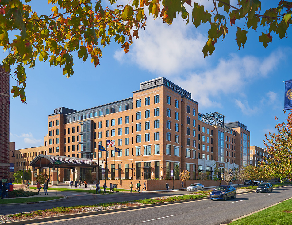 Embassy Suites Hotel at The Eddy Street Commons, University of Notre Dame Cooper Carry