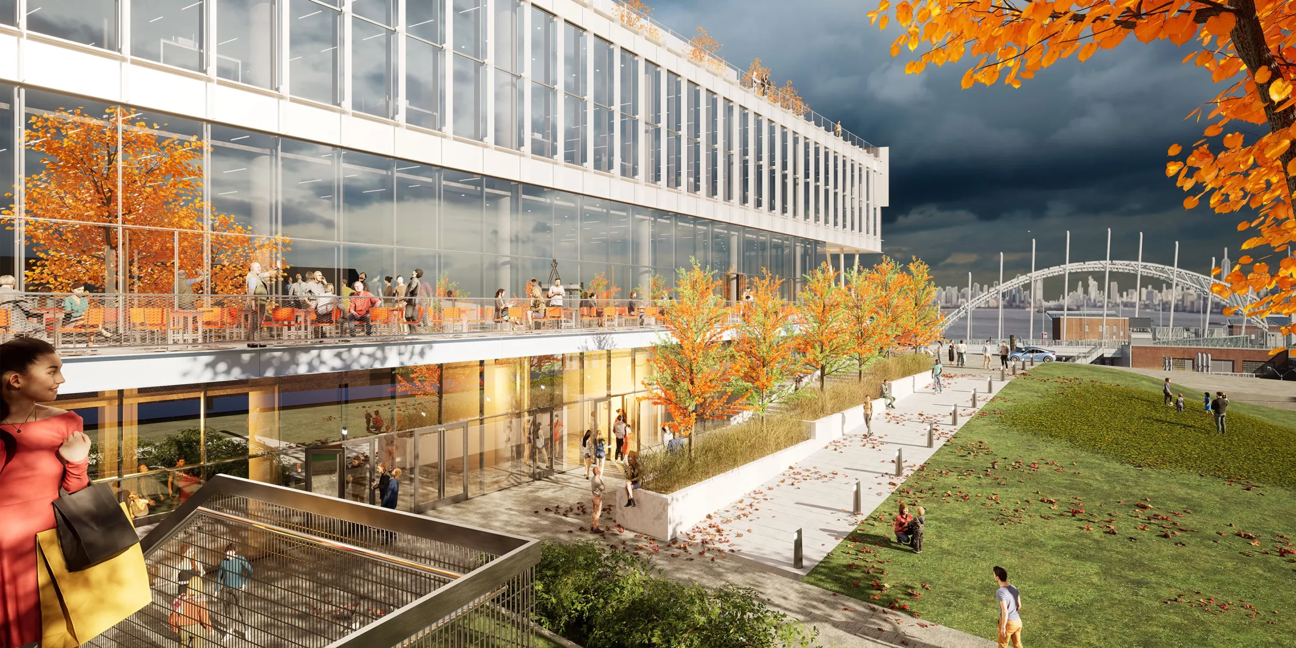 Lighthouse Point, New York Mixed-Use Project, Exterior Rendering