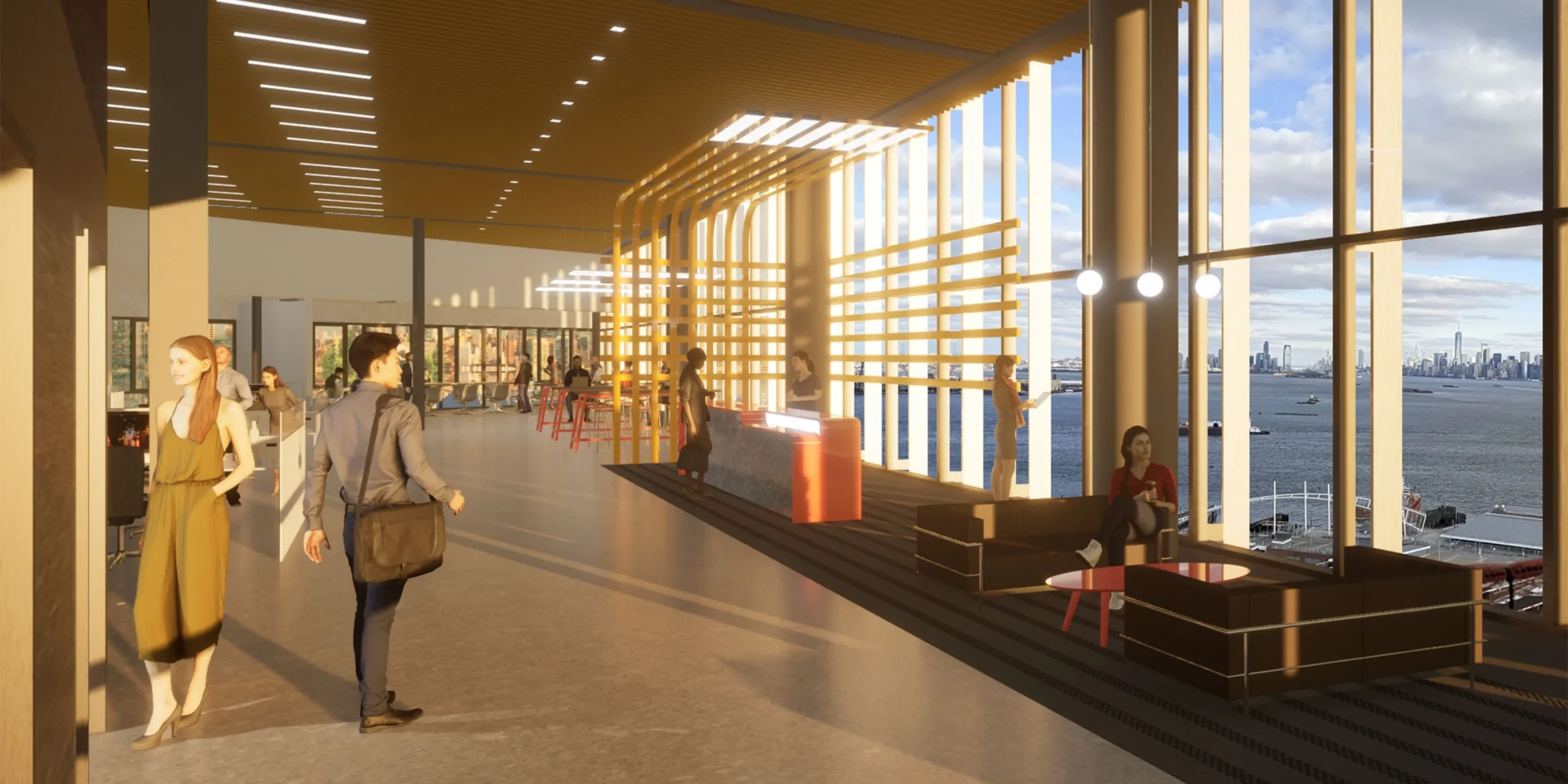 Lighthouse Point, New York Mixed-Use Project, Interior Rendering