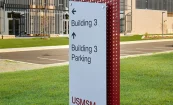 Autonomous Research and Technology Building, Vehicle Directional Sign