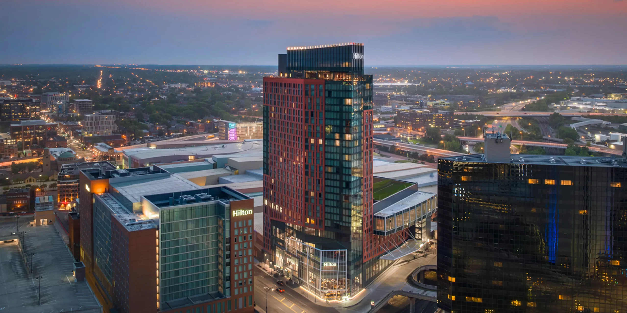 Hilton Columbus Downtown Hotel, Bird's Eye View