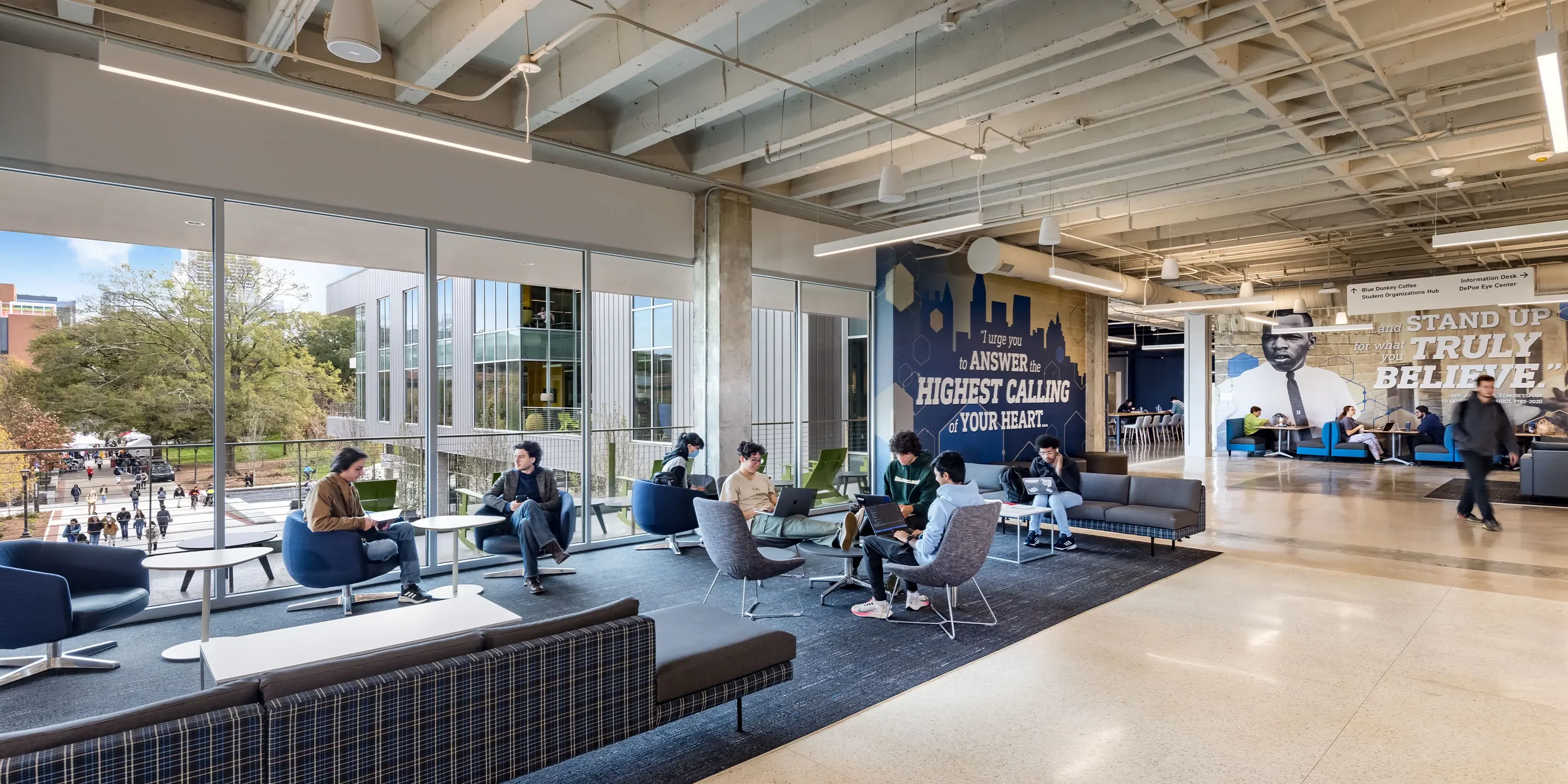 Georgia Tech, John Lewis Student Center, Interior View