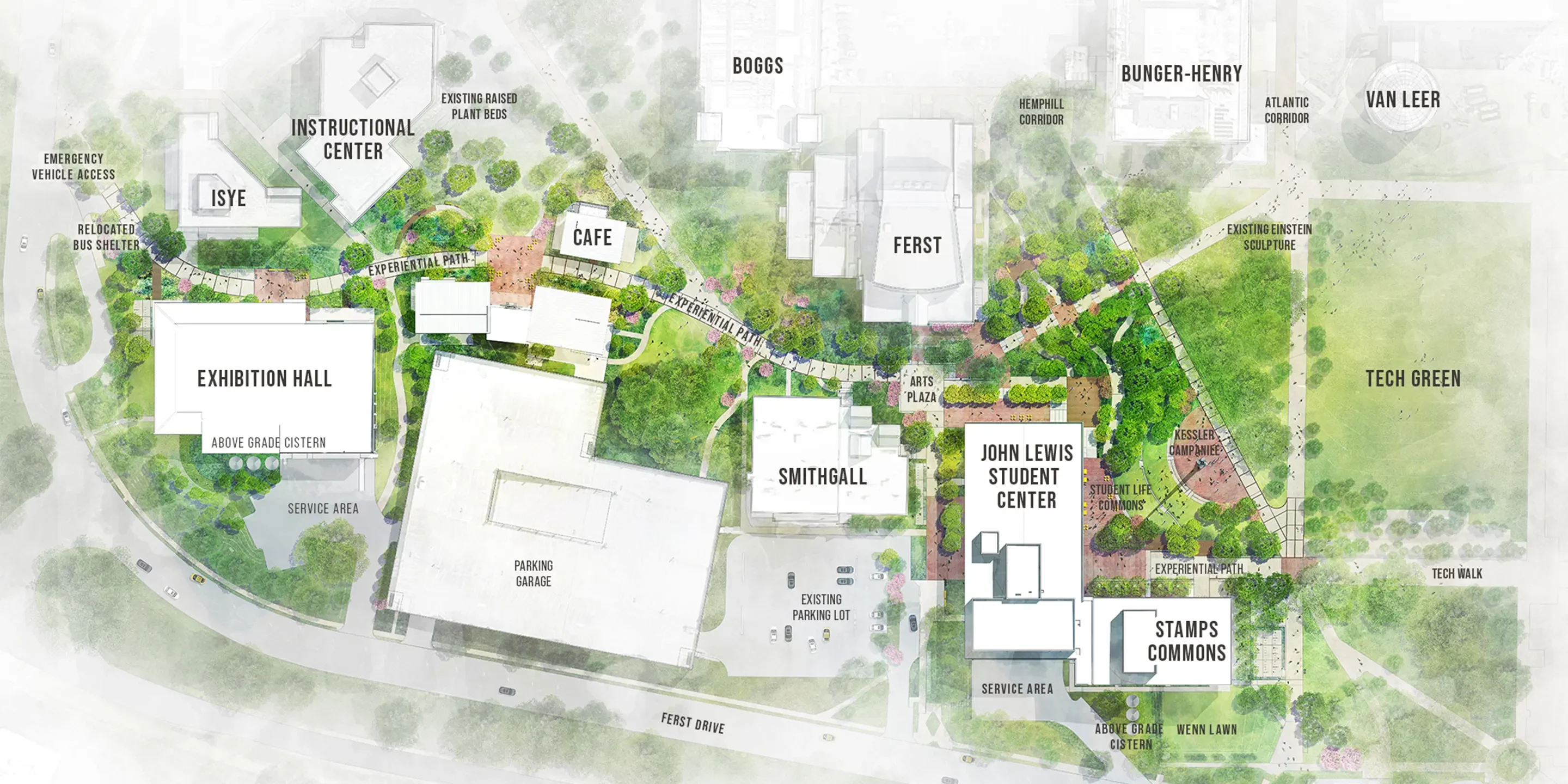 Georgia Tech, Campus Center Master Plan