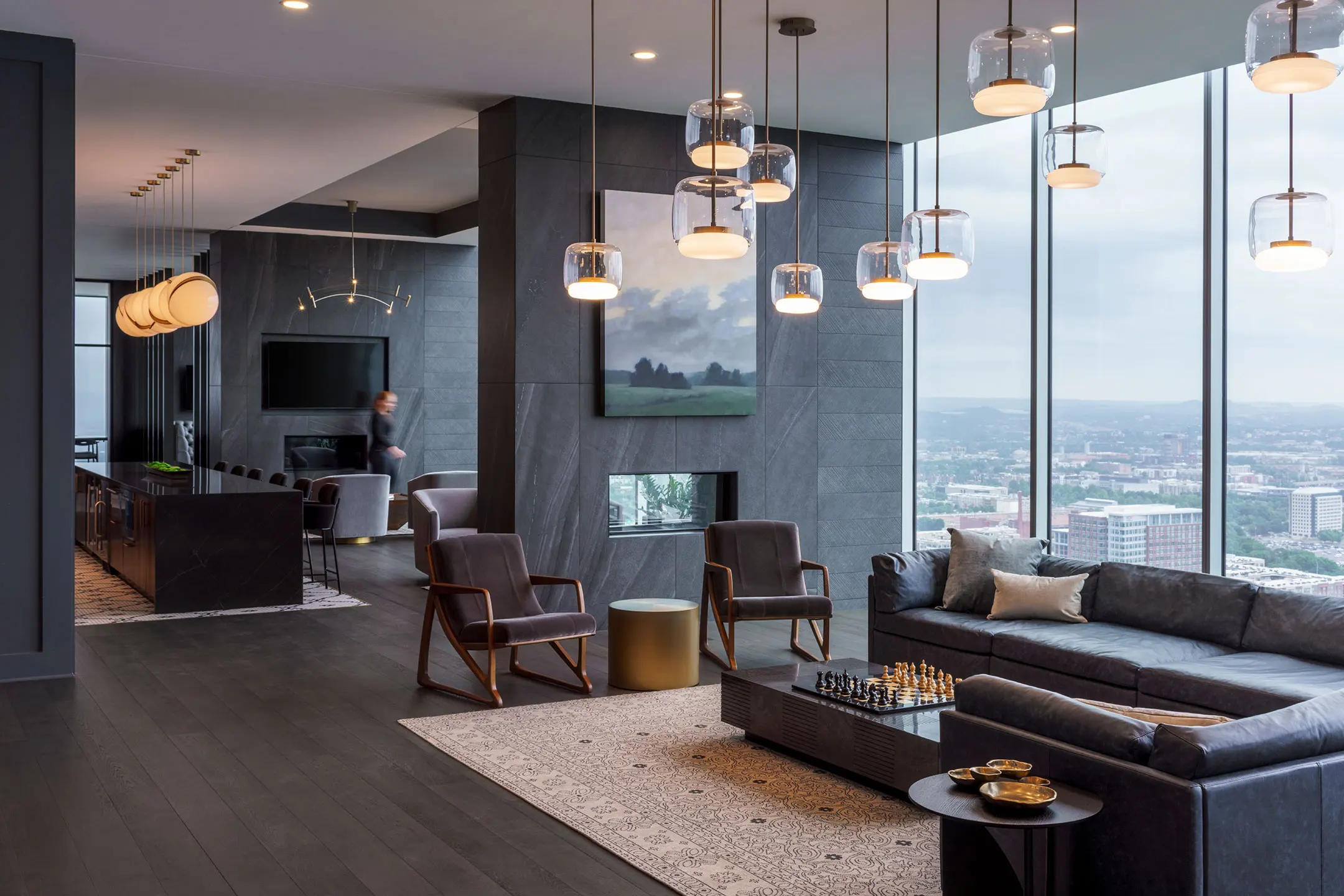 The Residences at Broadwest, Interior Lounge