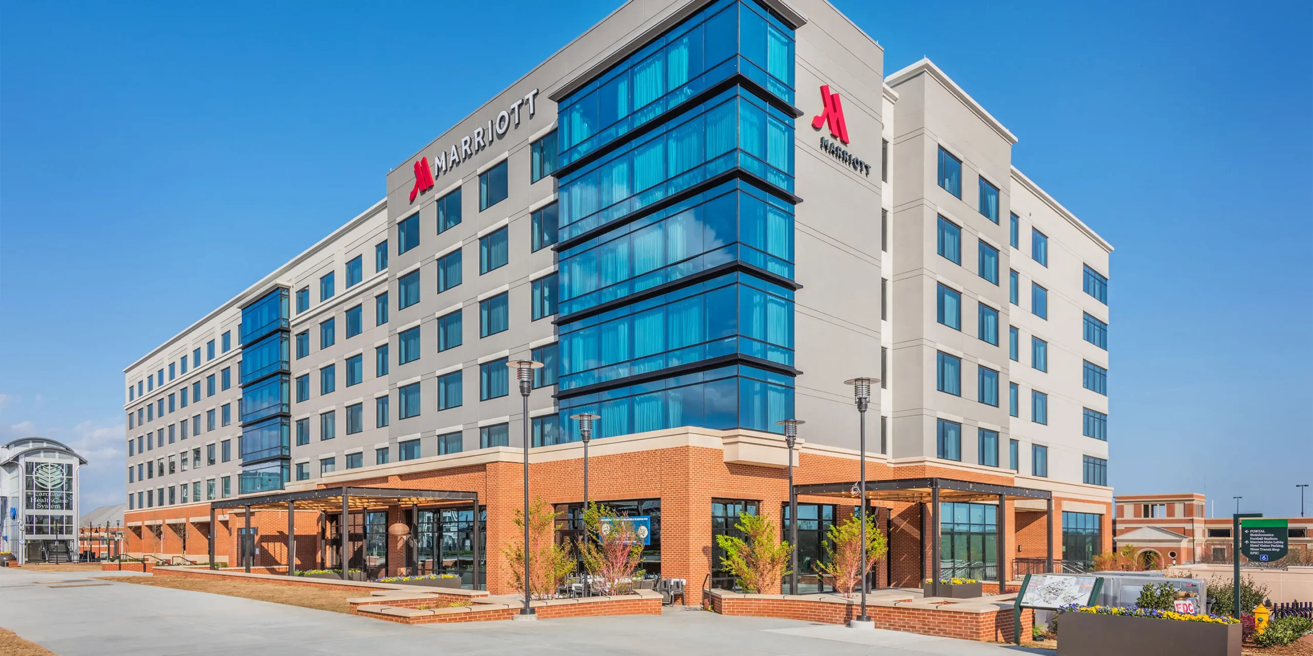 UNC Charlotte Marriott Hotel & Conference Center, Exterior View