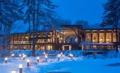 The Eldred Preserve Resort, Exterior view in the snow