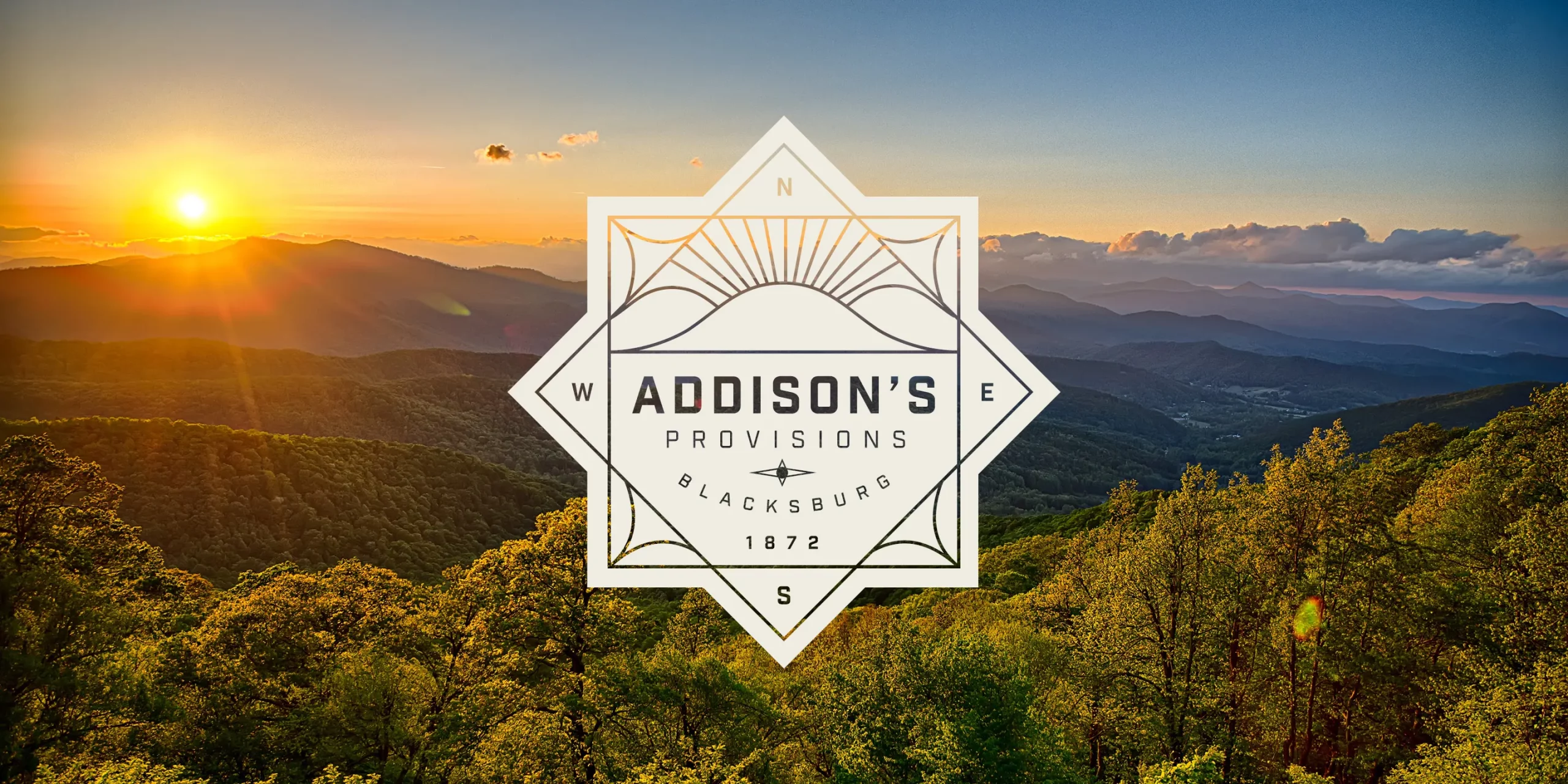 Addison's Provisions Branding, Badge Logo