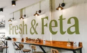 Fresh & Feta, Mediterranean Restaurant Branding, Mock-Up