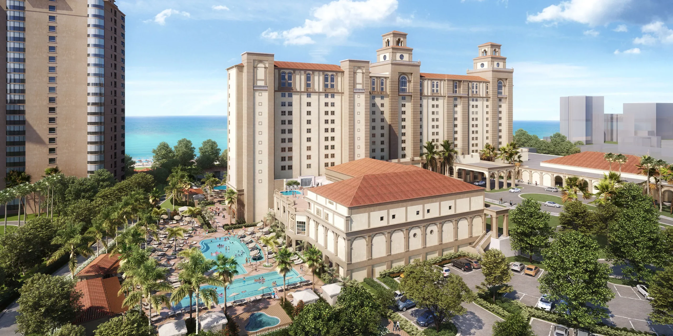 The Ritz-Carlton Naples Beach Resort, Exterior Rendering