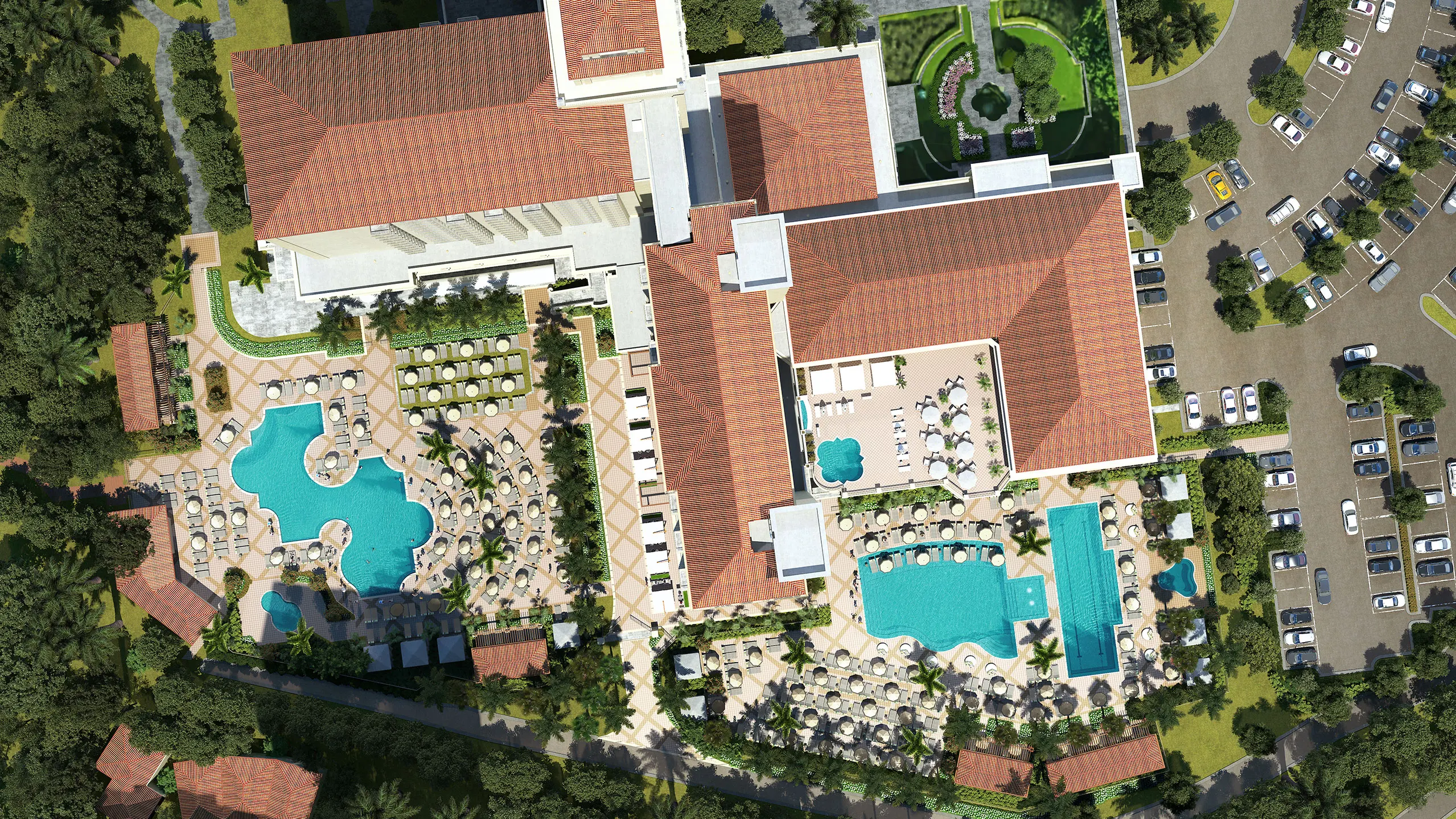 The Ritz-Carlton Naples Beach Resort, Site Plan