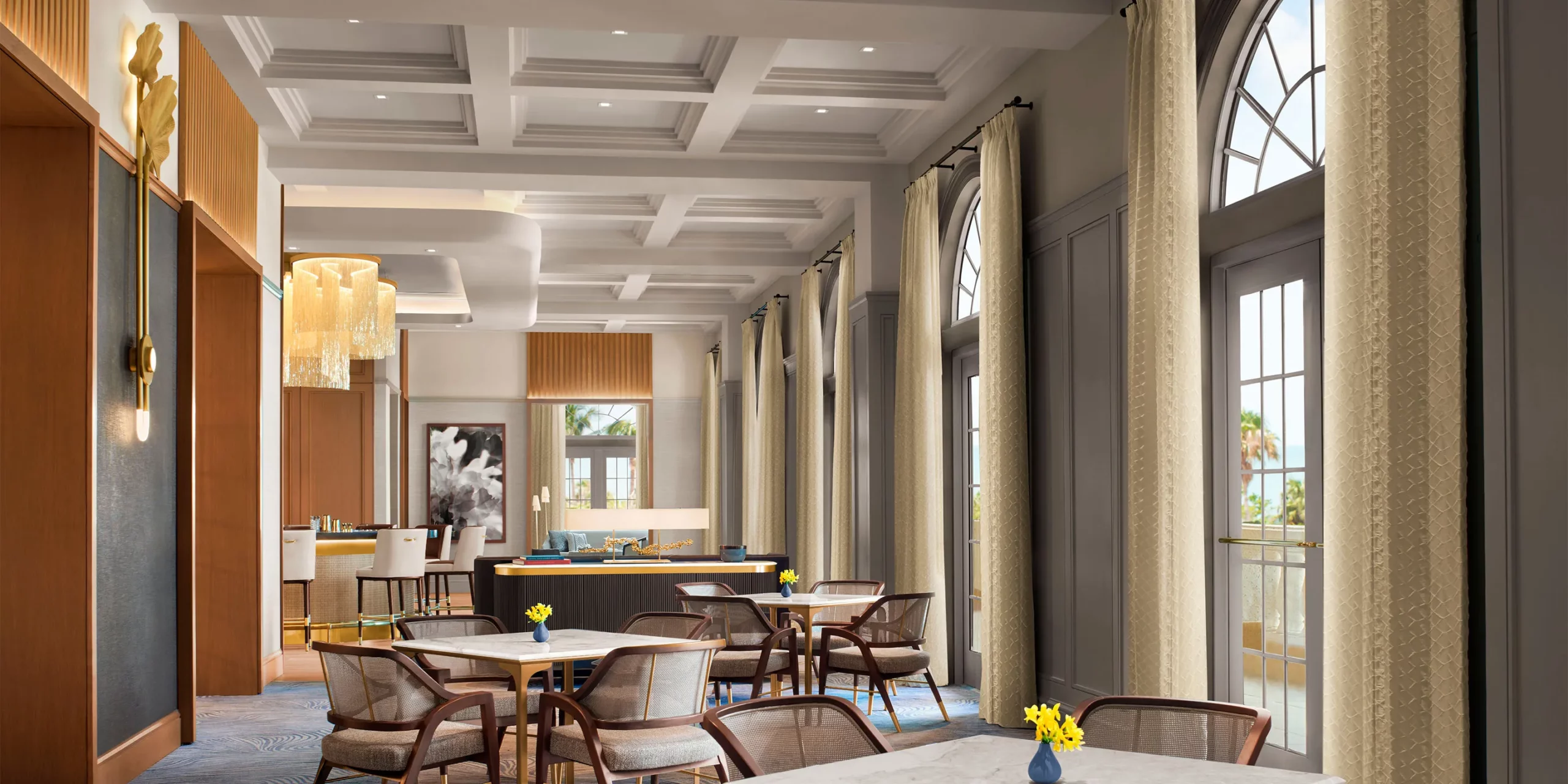 The Ritz-Carlton, Naples, Club Lounge Dining