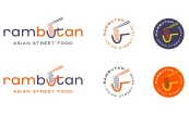 Rambutan, Asian Street Food Restaurant, Branding Logo Package