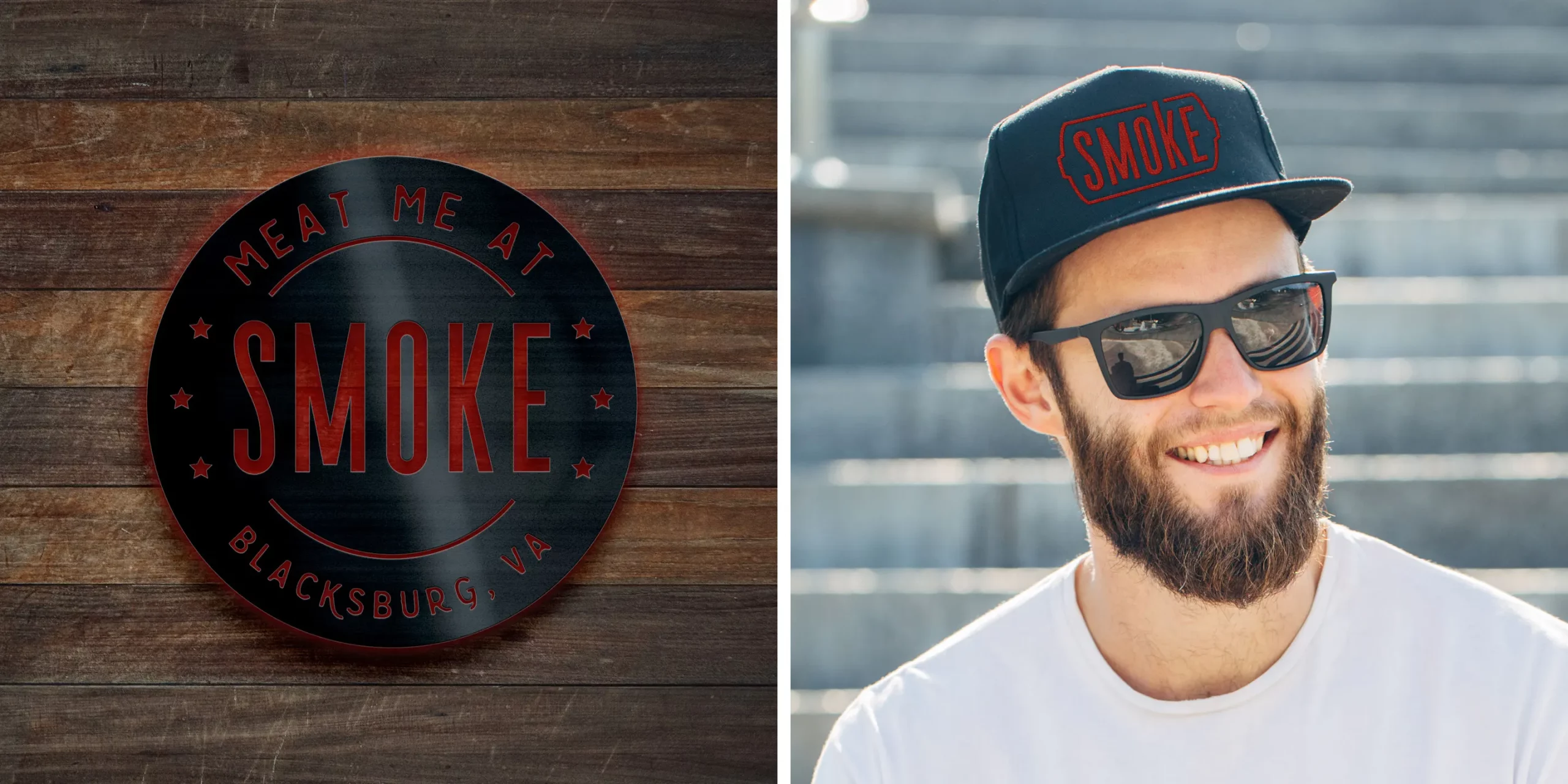 Smoke, Barbeque Restaurant Brand, Mock-Ups