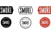 Smoke, Barbeque Restaurant Brand, Logos