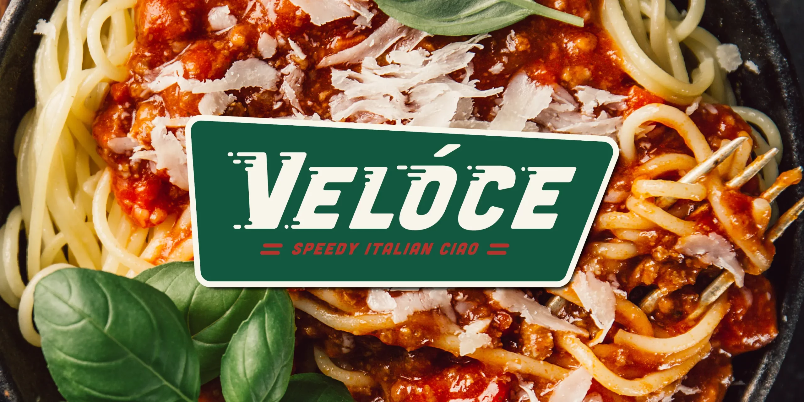 Velόce, Italian Restaurant Branding, Primary Logo