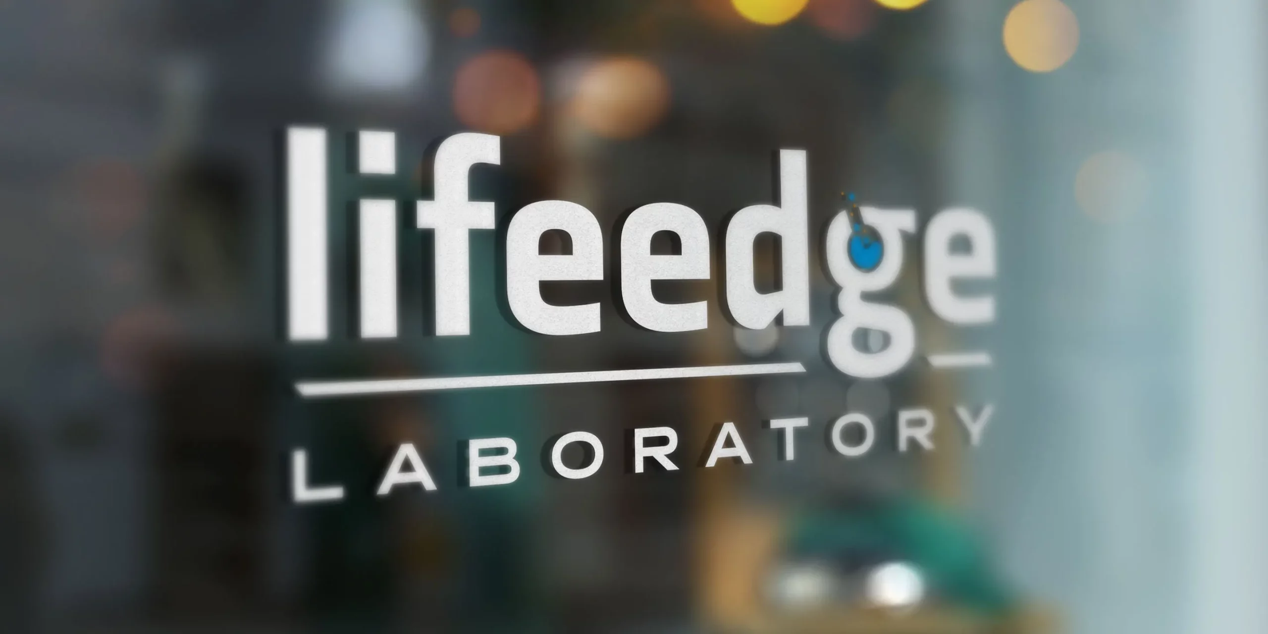 LifeEdge Labs Branding, Window Mock-Up