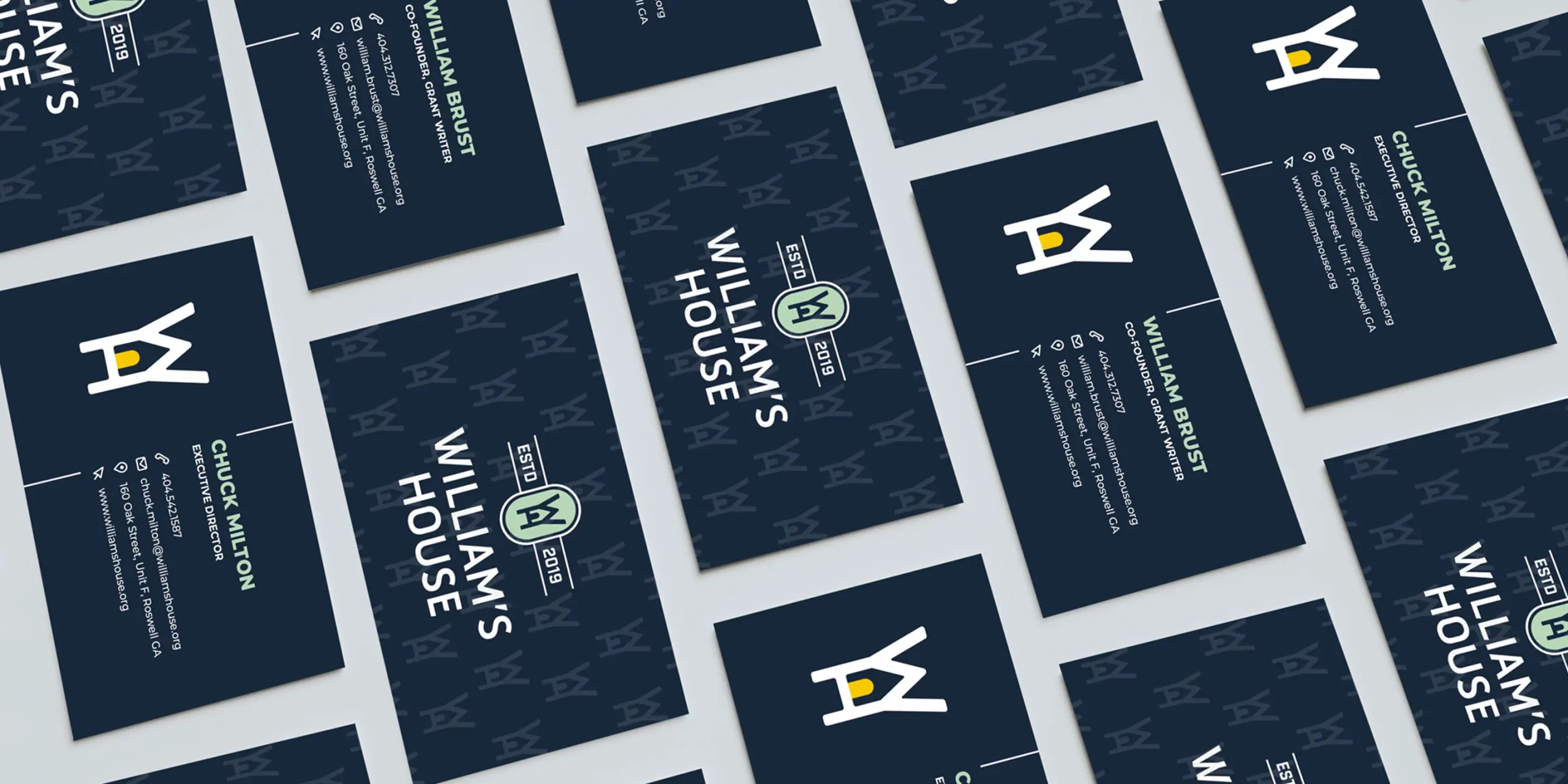William's House, Non-Profit Rebrand, Business Cards