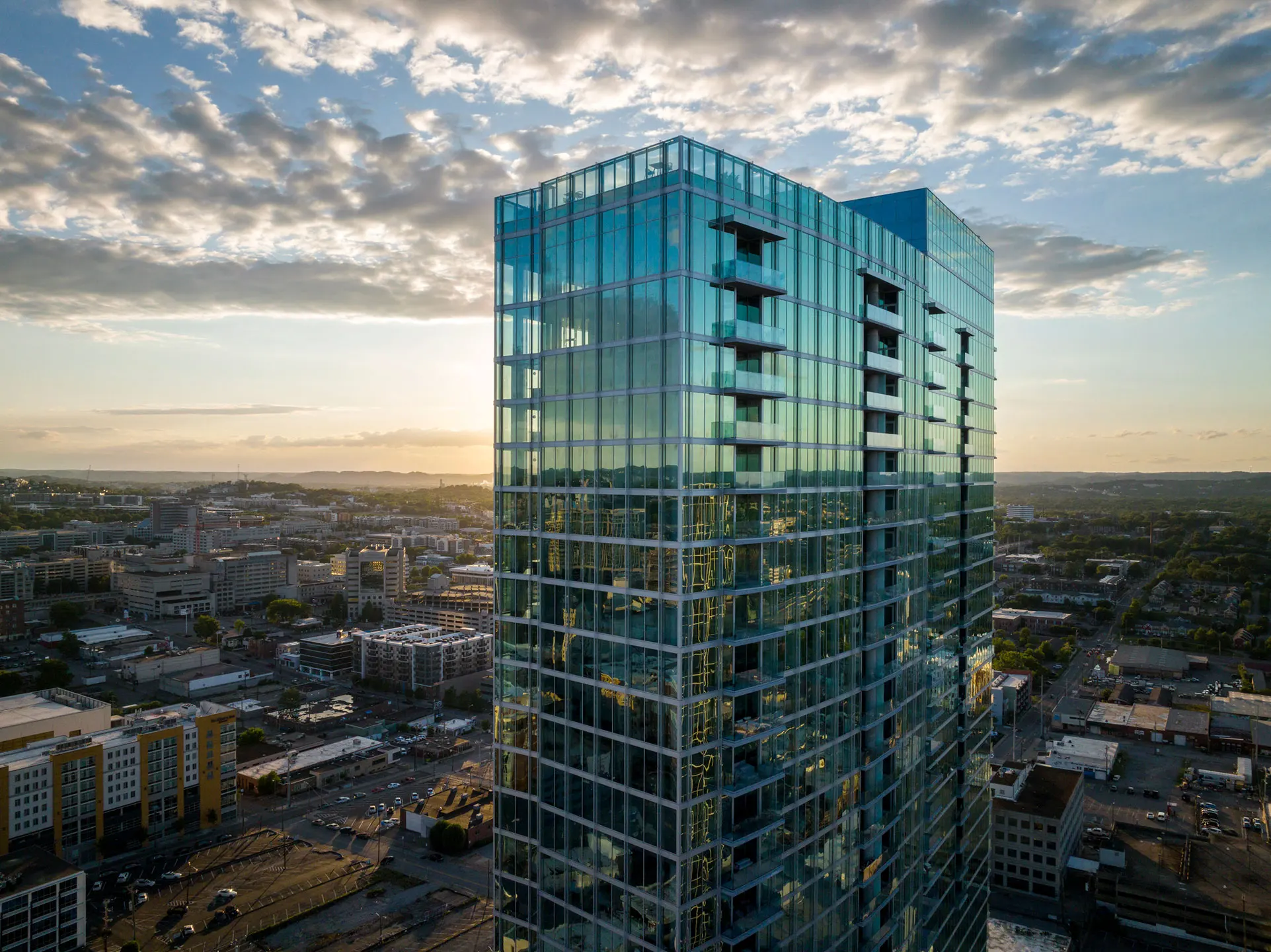 The Residences at Broadwest, Exterior View, Mixed-Use project in Nashville