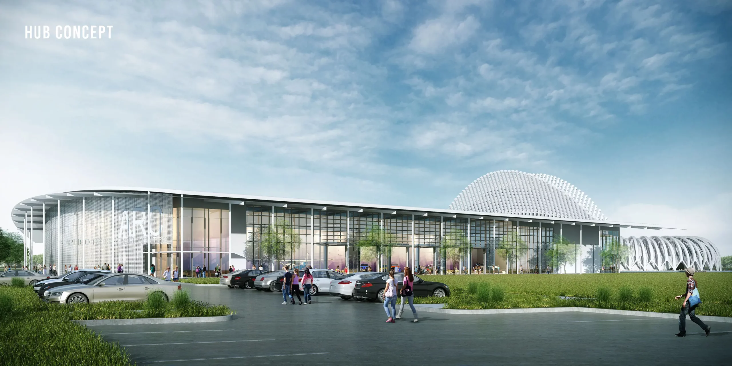 Applied Engineering Research Center, Hub Concept, Exterior Perspective