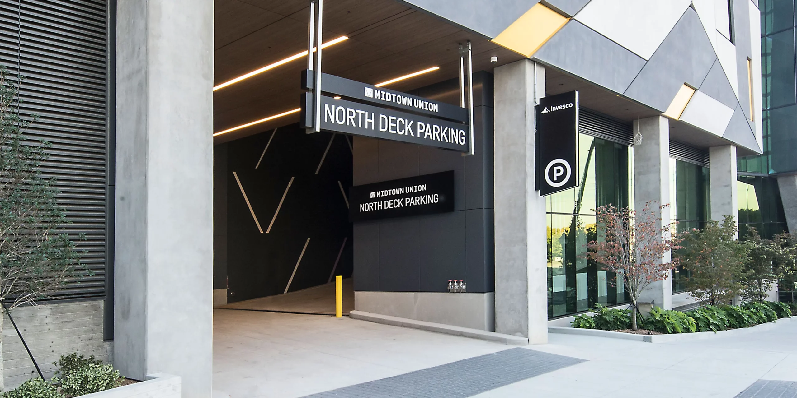 Midtown Union, North Parking Deck Signage