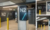 Midtown Union, North Parking Deck Wayfinding