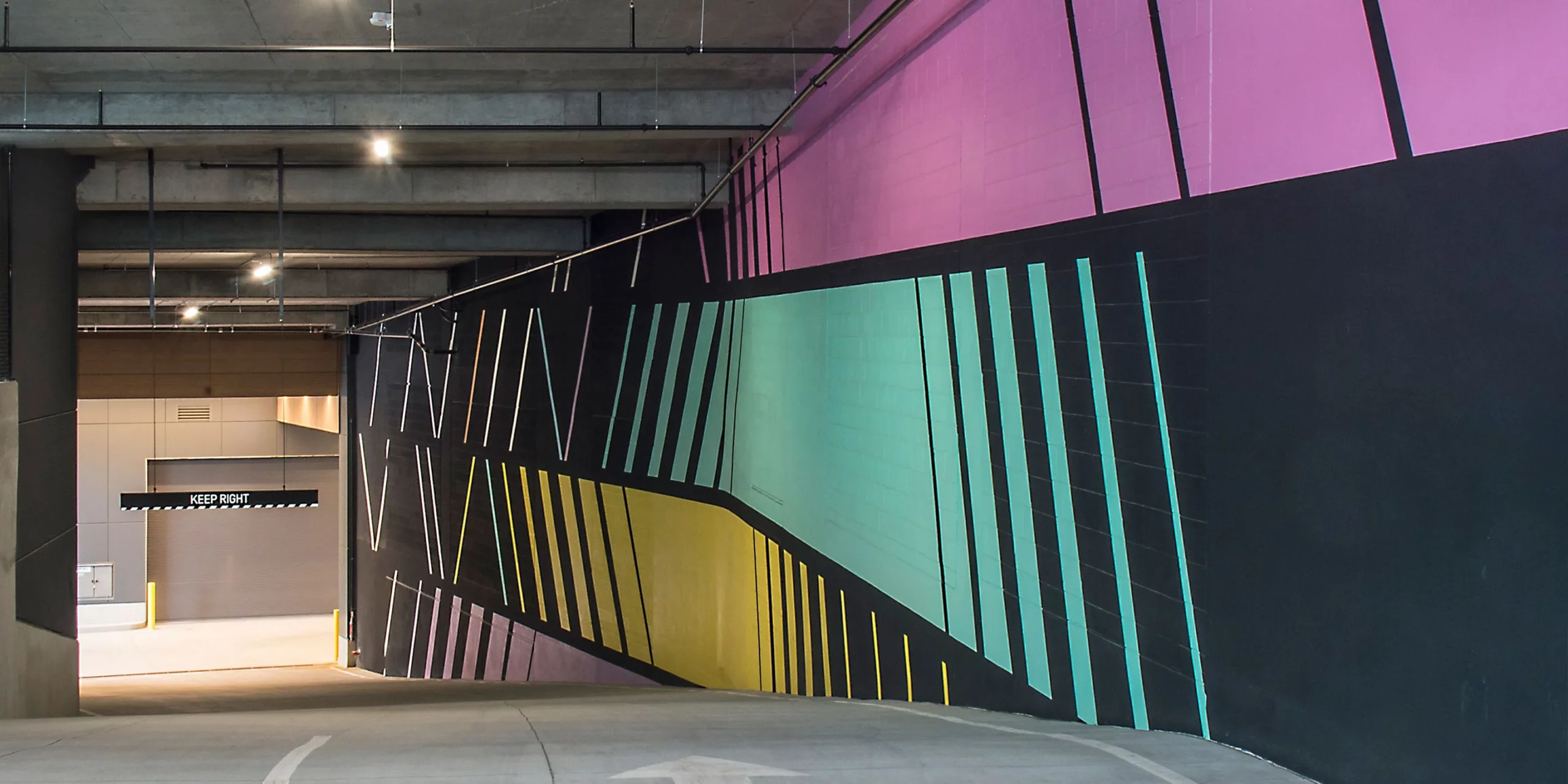 Midtown Union, Parking Deck Mural