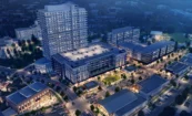 The Bowl at Ballantyne, Exterior Rendering, Aerial View