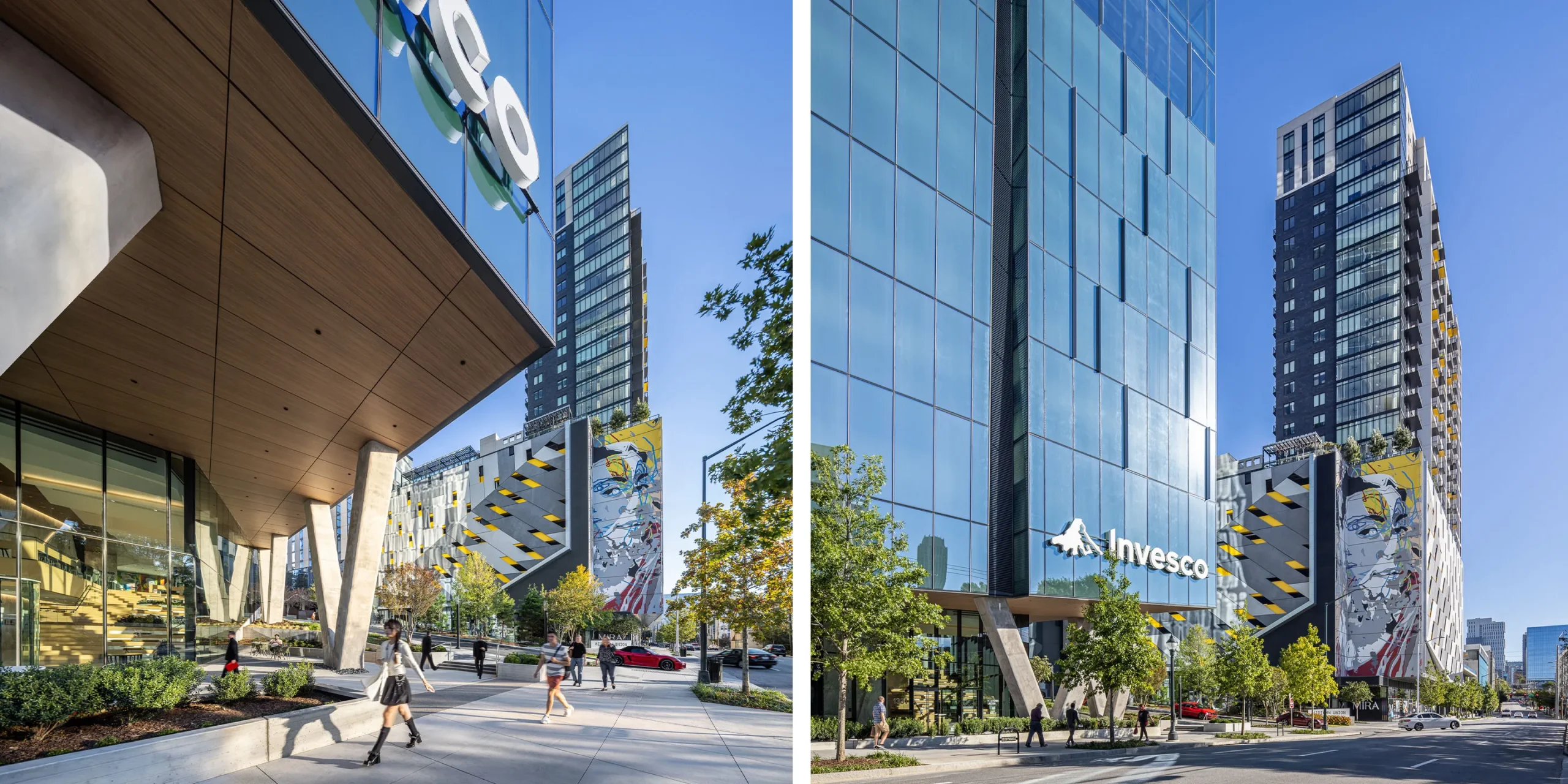 Offices at Midtown Union, Exterior Worm's Eye View