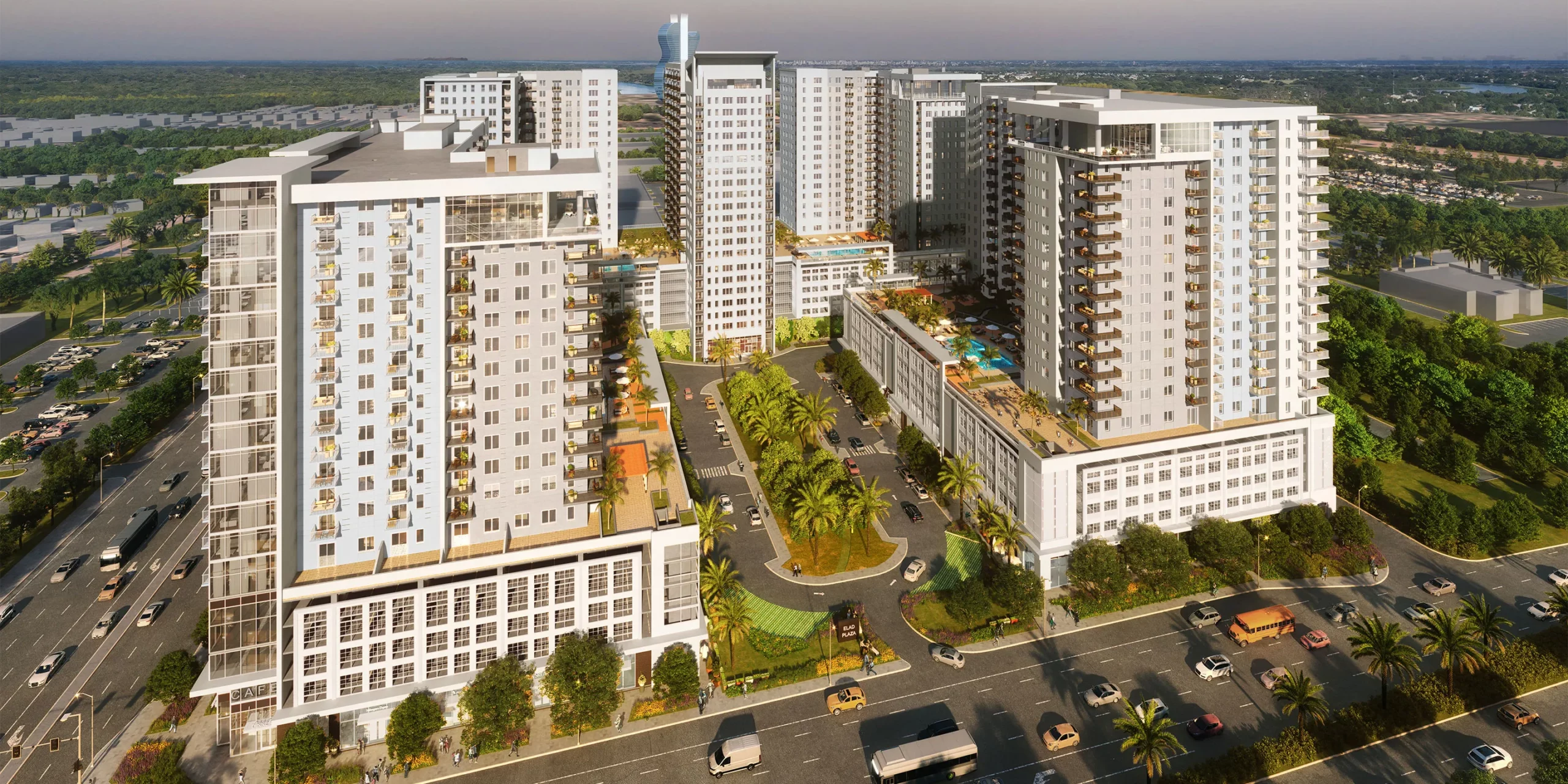 The District in Davie, Exterior Rendering