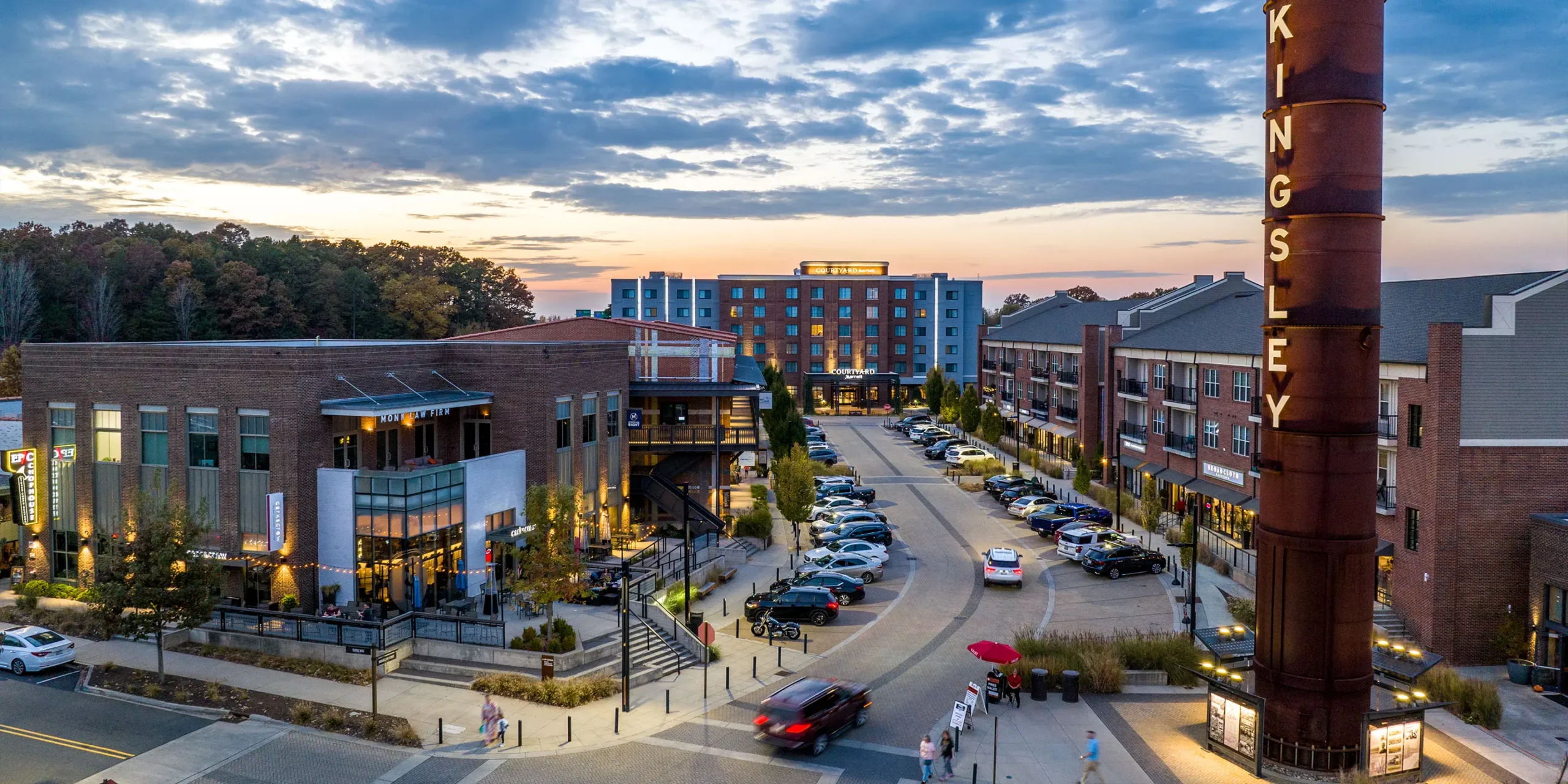 Kingsley, Mixed-Use Retail Development, Exterior View