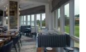 The Peninsula Club, Interior View of Dining overlooking the Golf Course