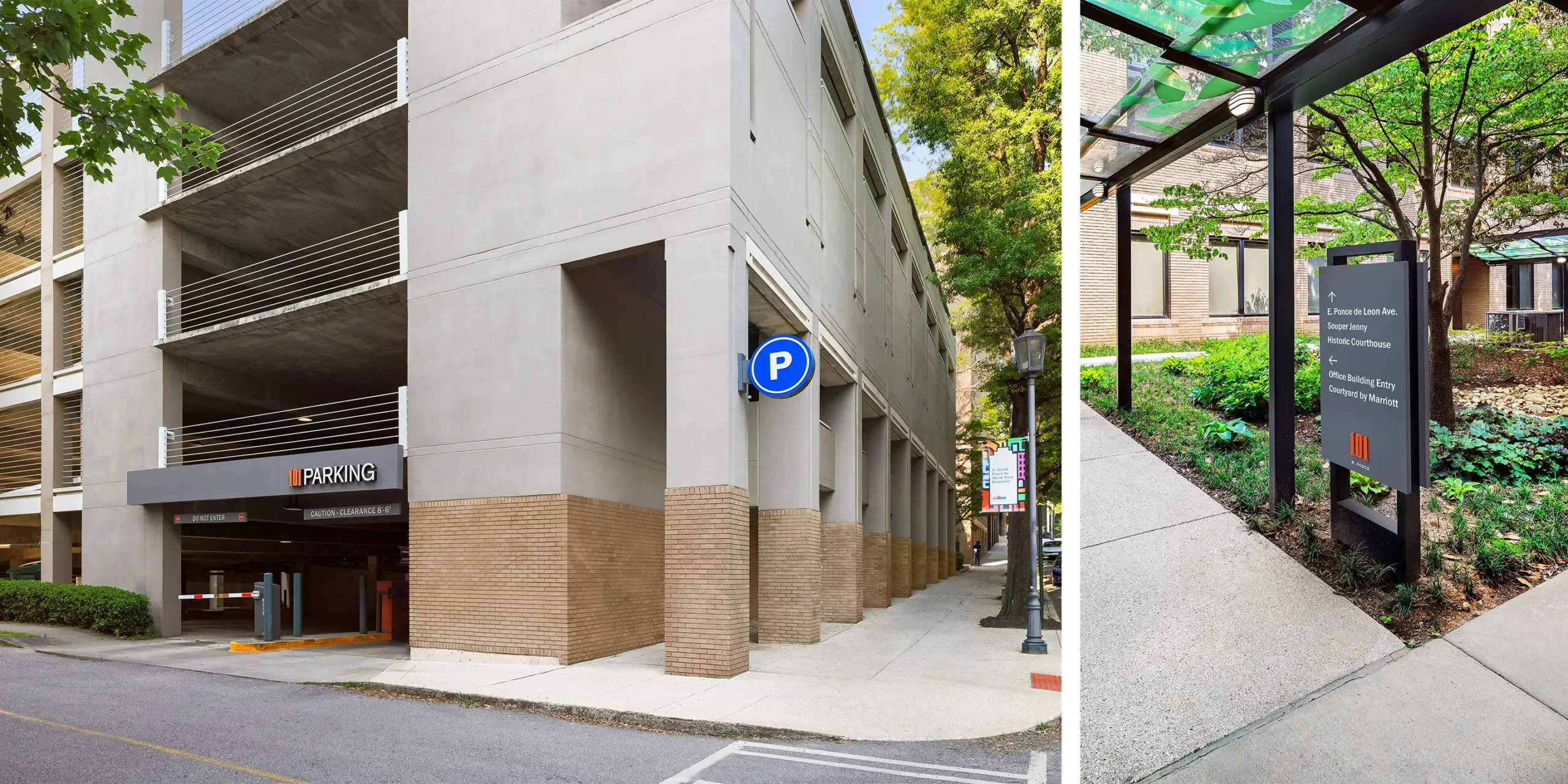 101 West Ponce Office Building Renovation, Exterior Signage