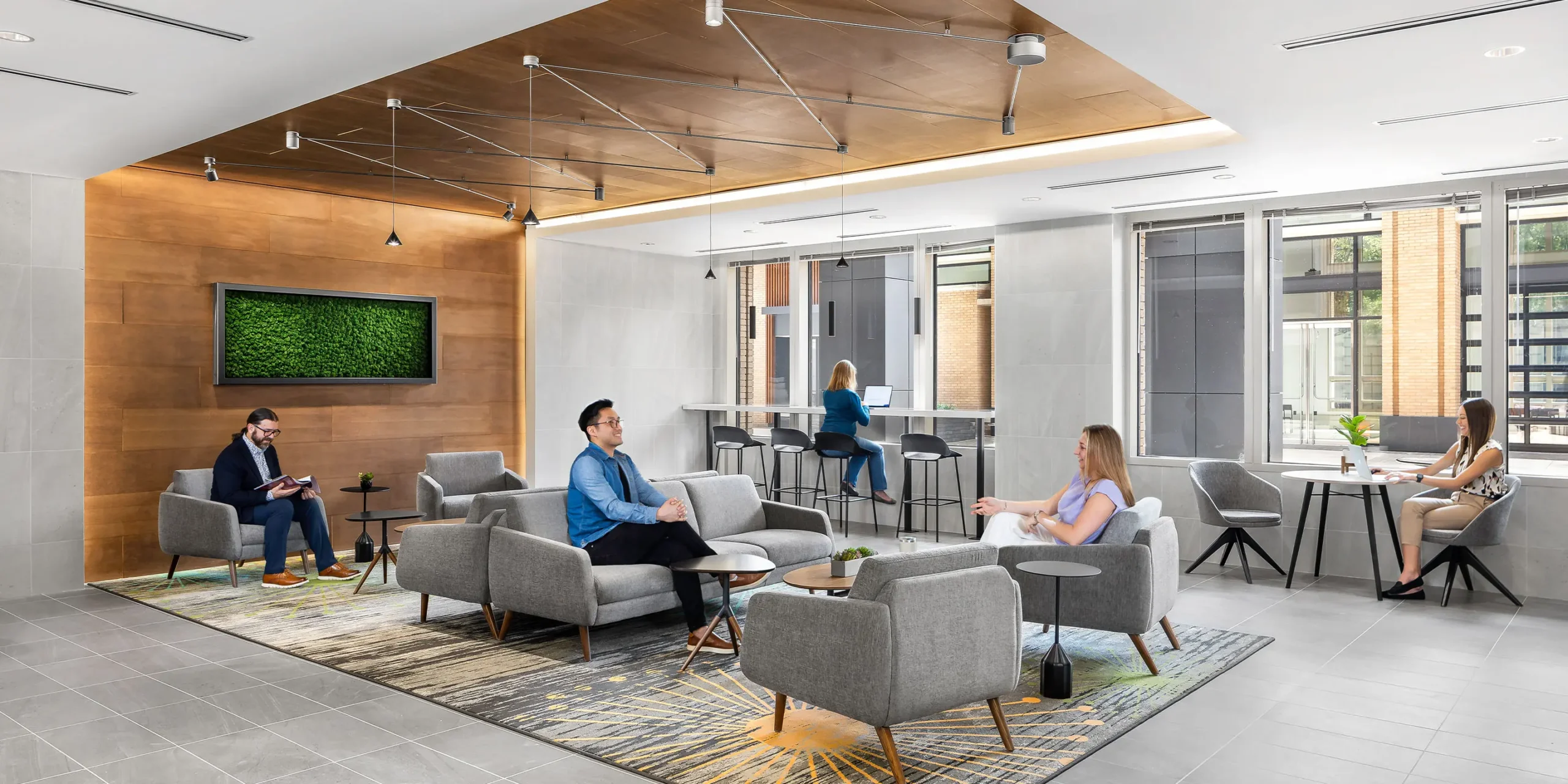 101 West Ponce Office Building Renovation, Interior View of Lounge