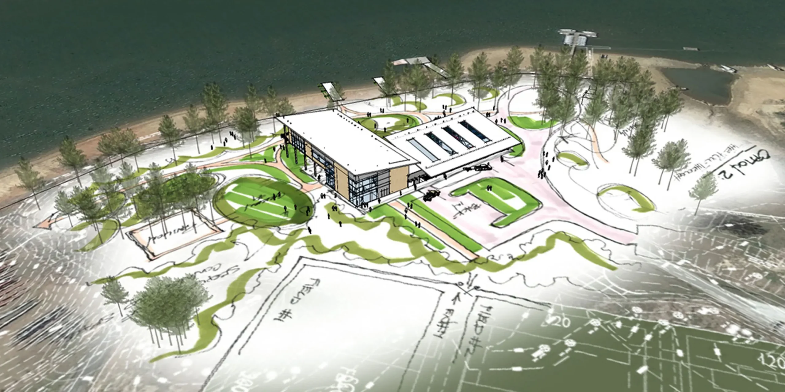 Clemson University Snow Recreation Campus Master Plan, Outdoor Education Center Sketch