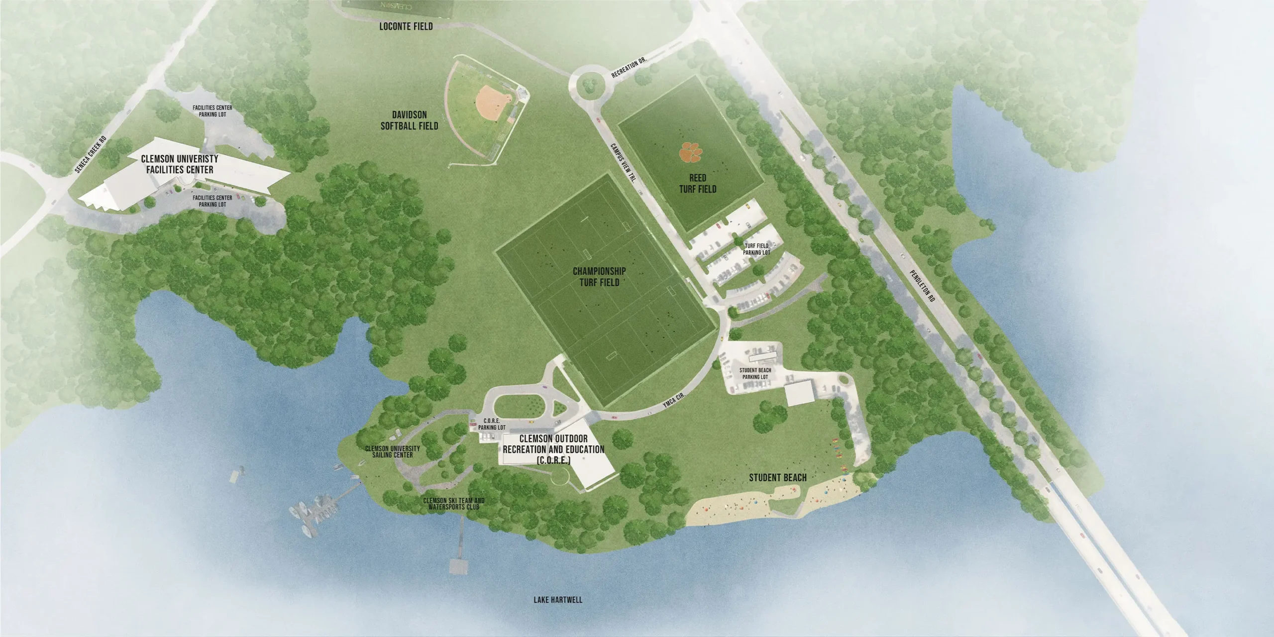 Clemson University Snow Recreation Campus Master Plan