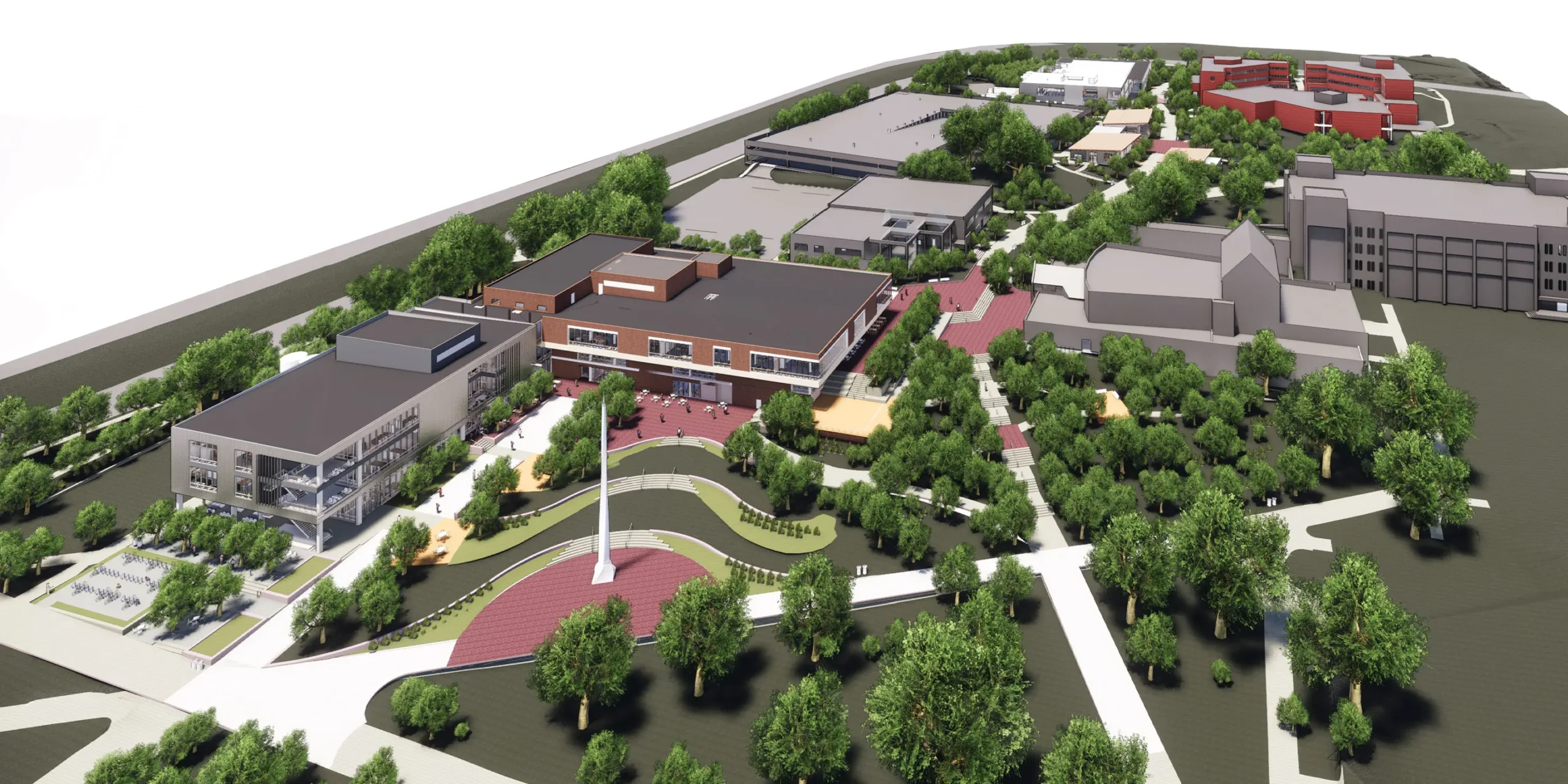 Georgia Tech Campus Center Precinct Master Plan-Rendering