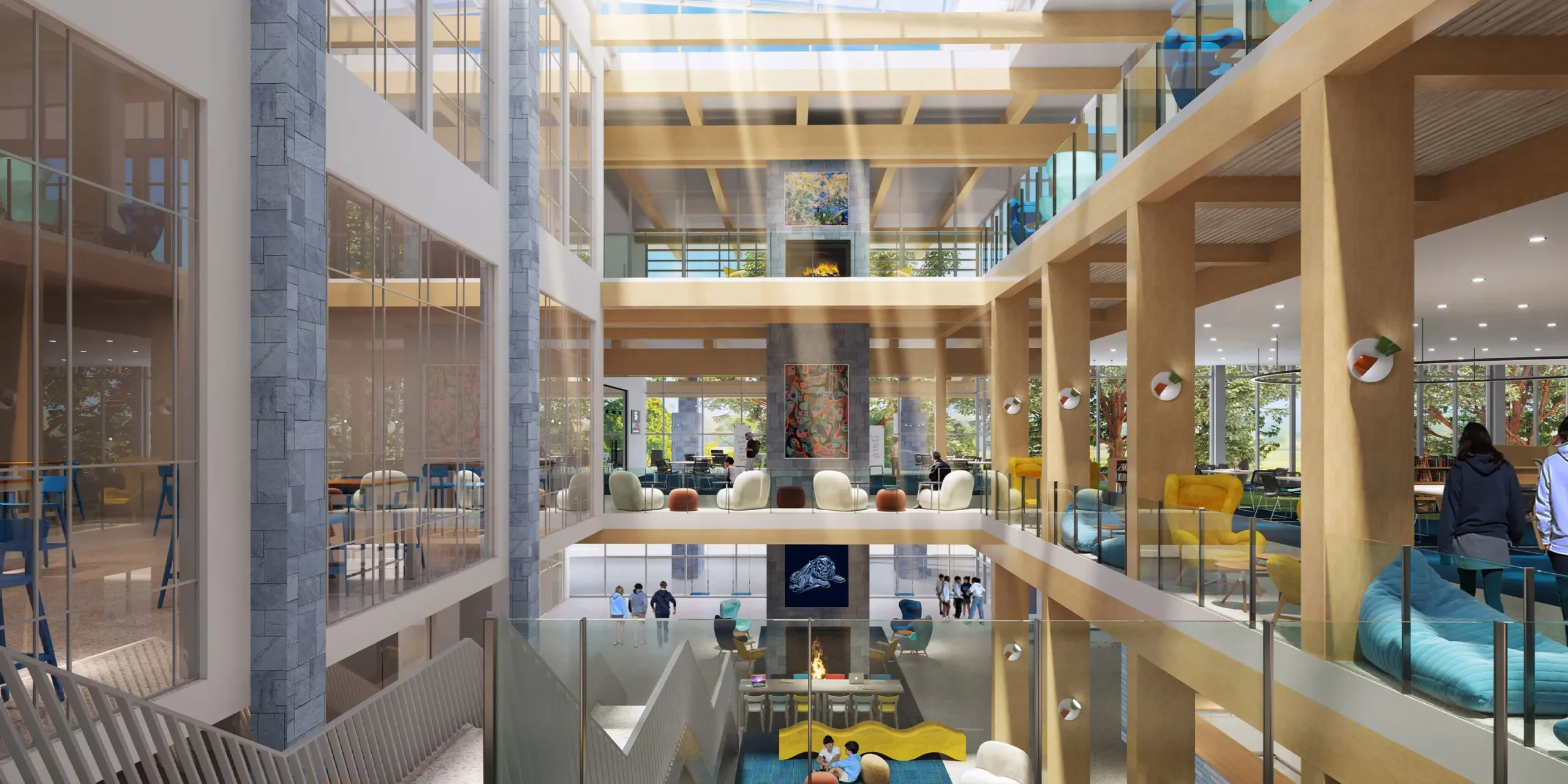 The Lovett School Riverbank Center, Atrium