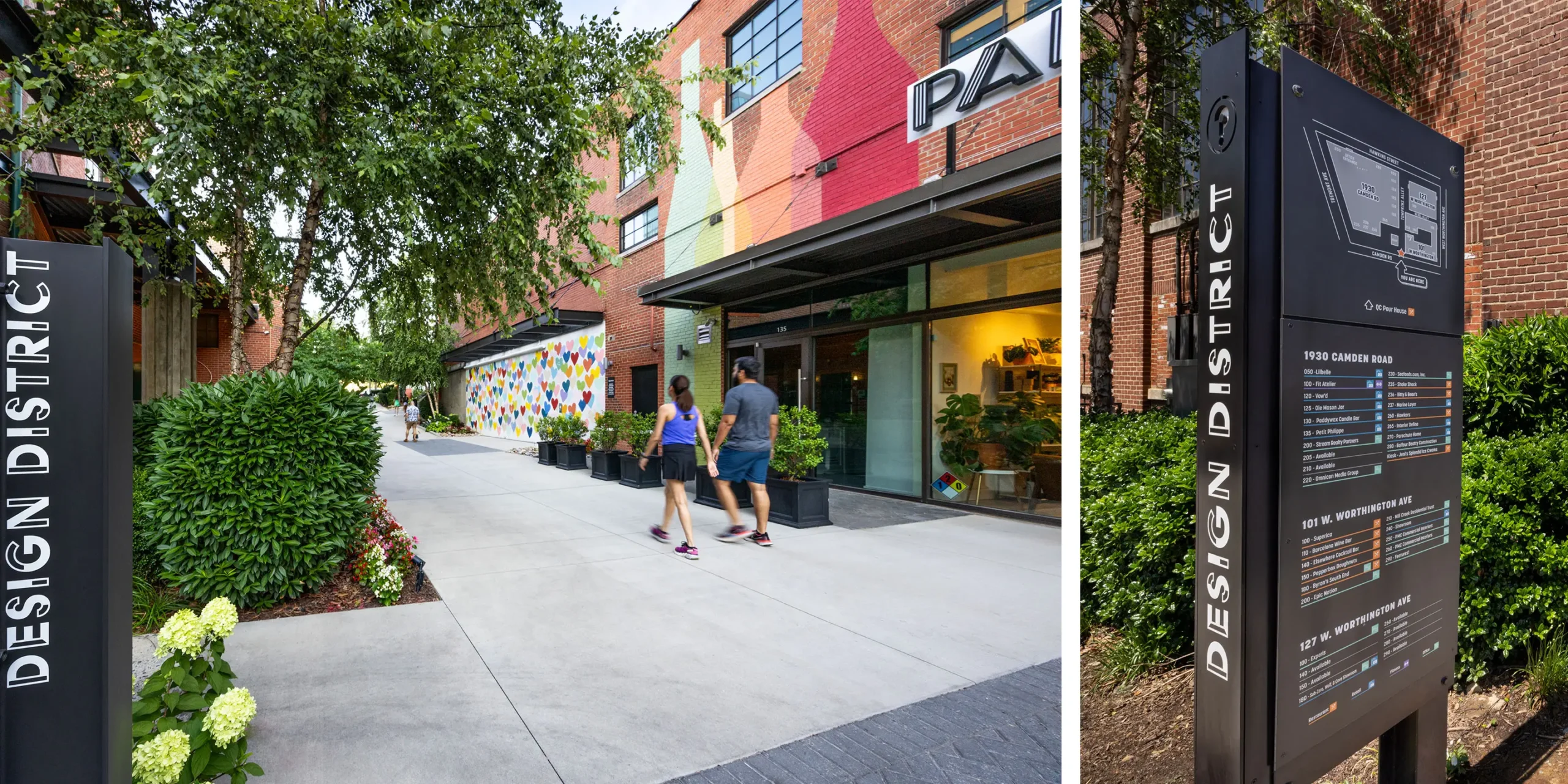 The Design District, Exterior Wayfinding