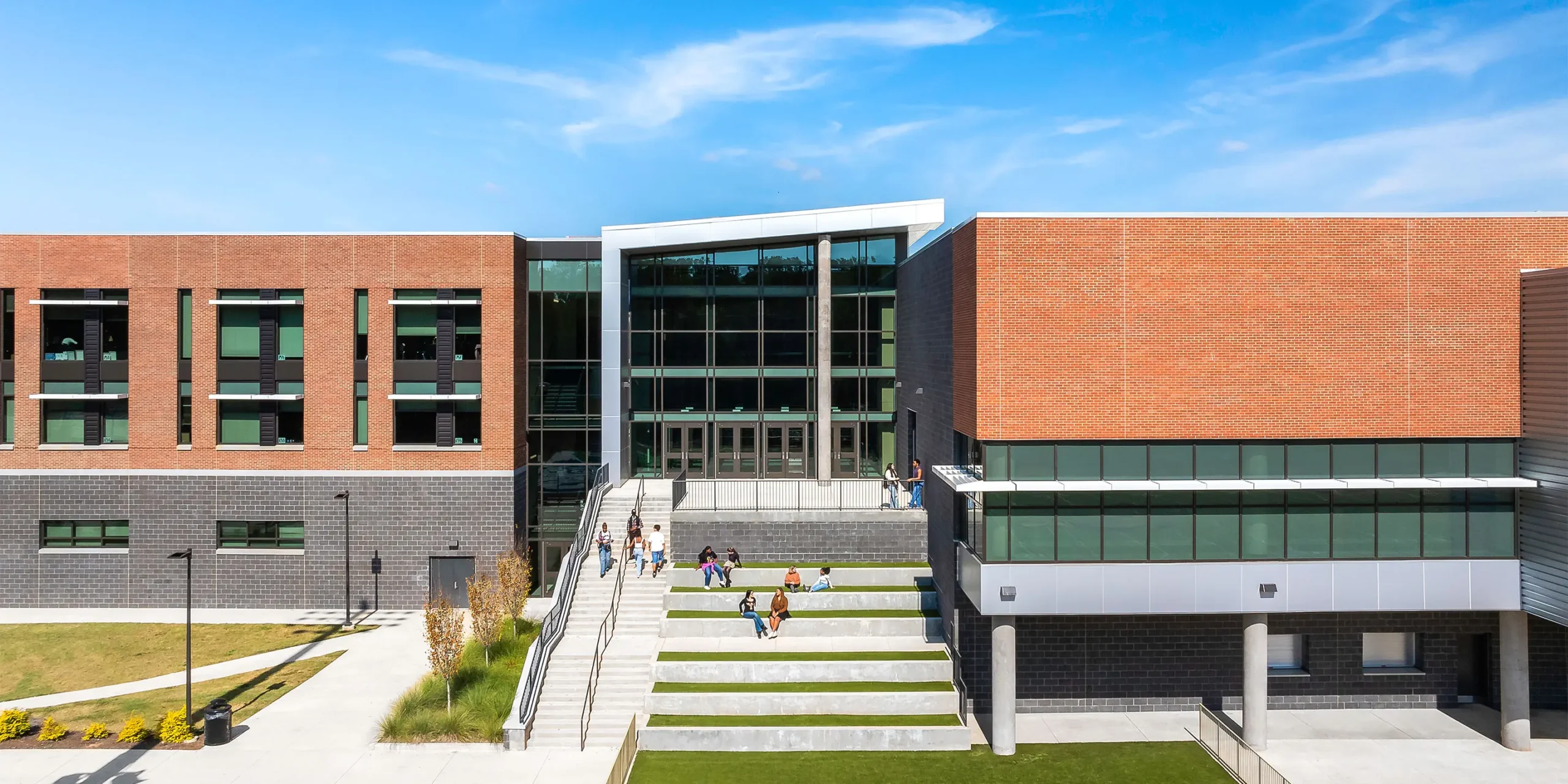 Pebblebrook High School, Exterior View of Classroom Building Addition