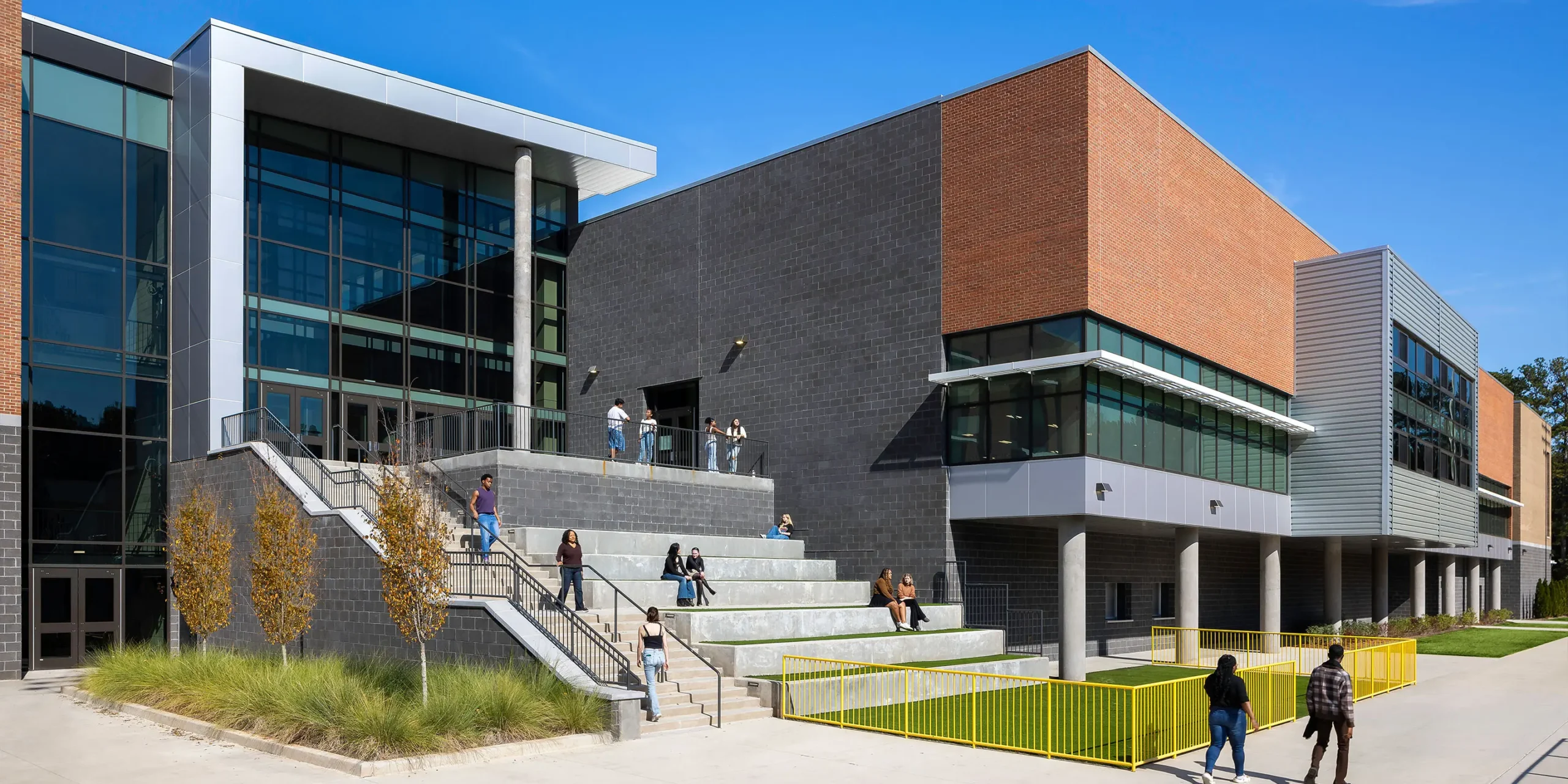 Pebblebrook High School, Exterior View of Classroom Building Addition