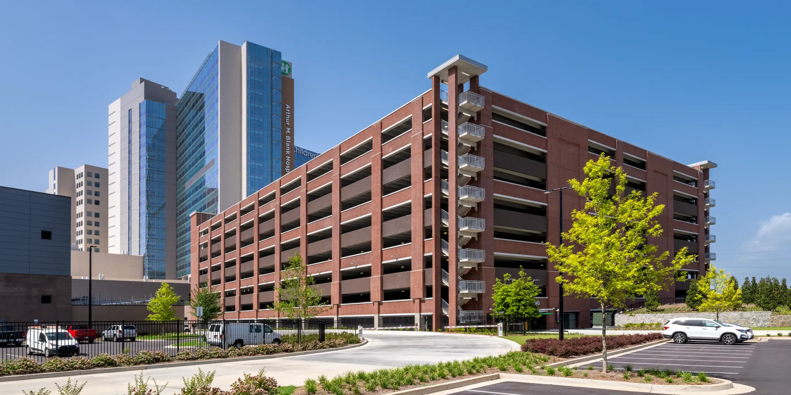View of Children's Healthcare of Atlanta Parking Deck Exterior