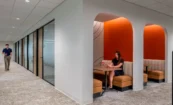 Sompo's Atlanta office with semi-private seating