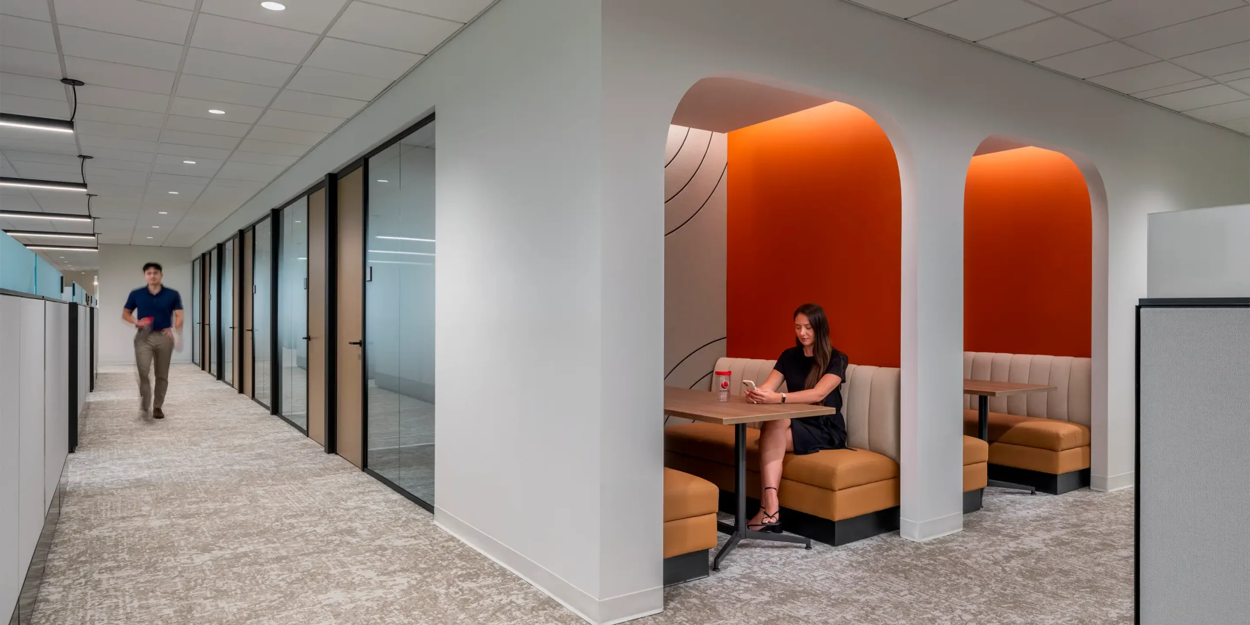 Sompo's Atlanta office with semi-private seating
