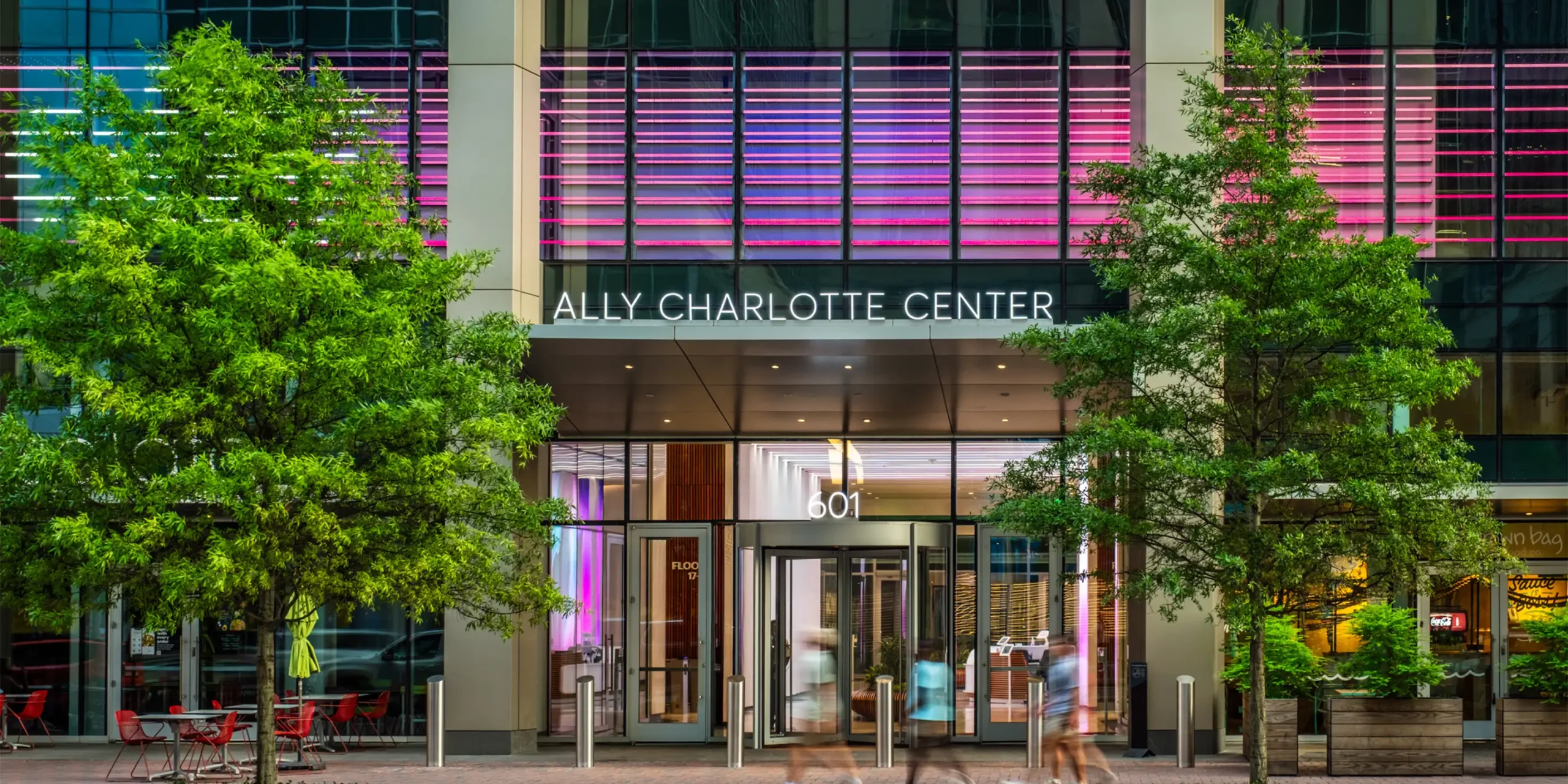 Ally Charlotte Center exterior sign