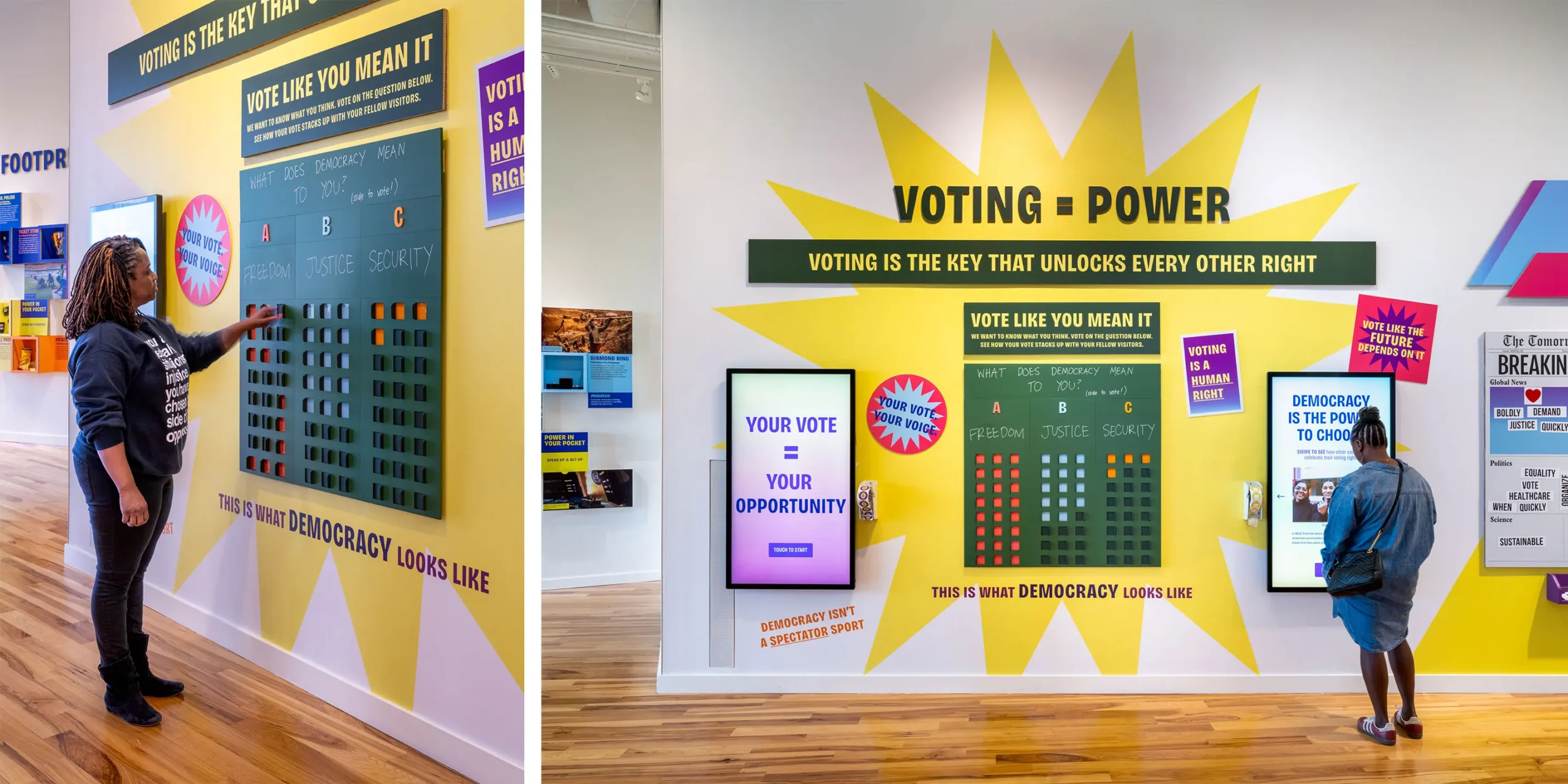 Updateable Content Walls: Modular components that allow NCCHR to refresh content as global issues evolve.